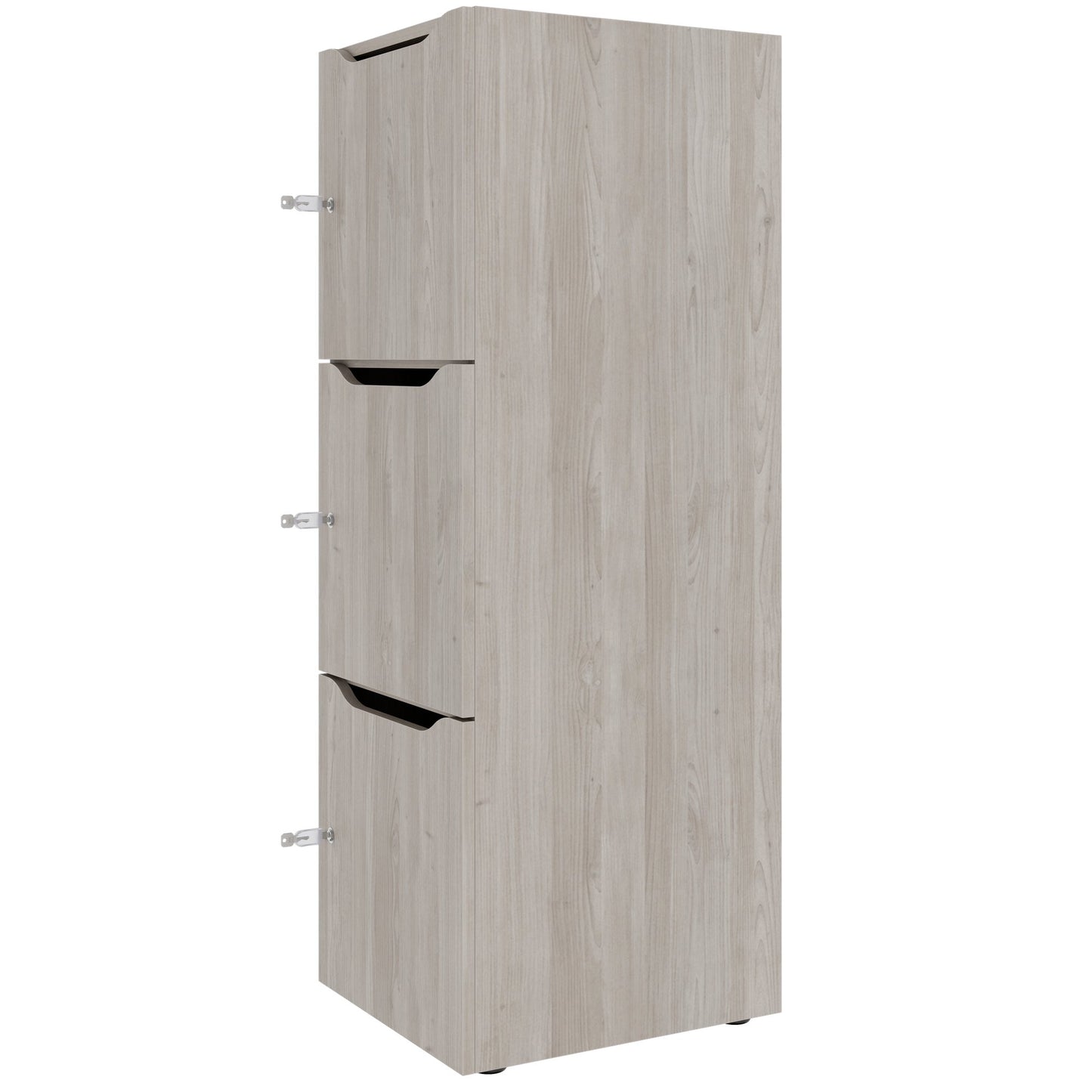 Armoire CHOICE | 450 x 1370 mm, 2 ou 3 casiers, chêne nord gris