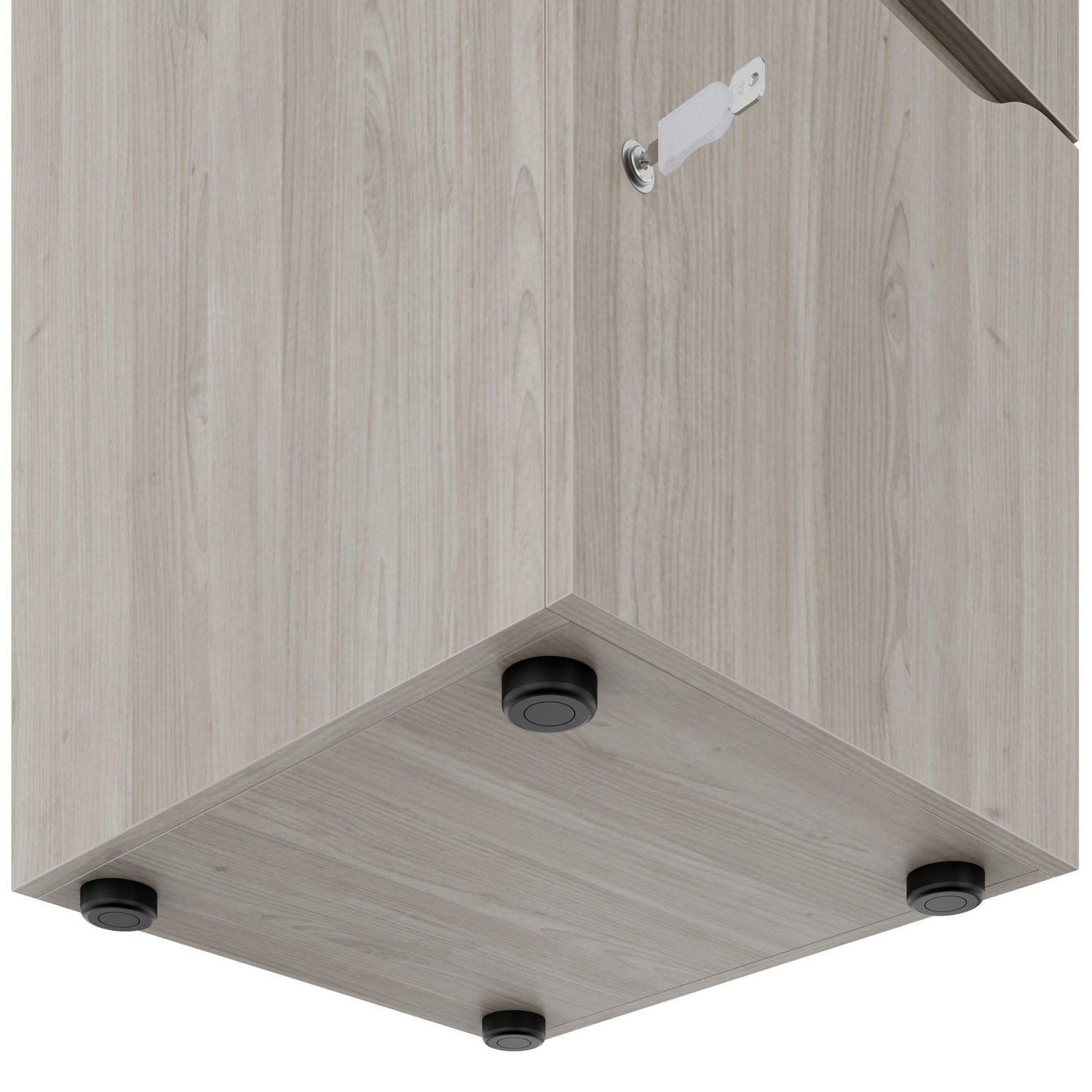 Armoire CHOICE | 450 x 1370 mm, 2 ou 3 casiers, chêne nord gris