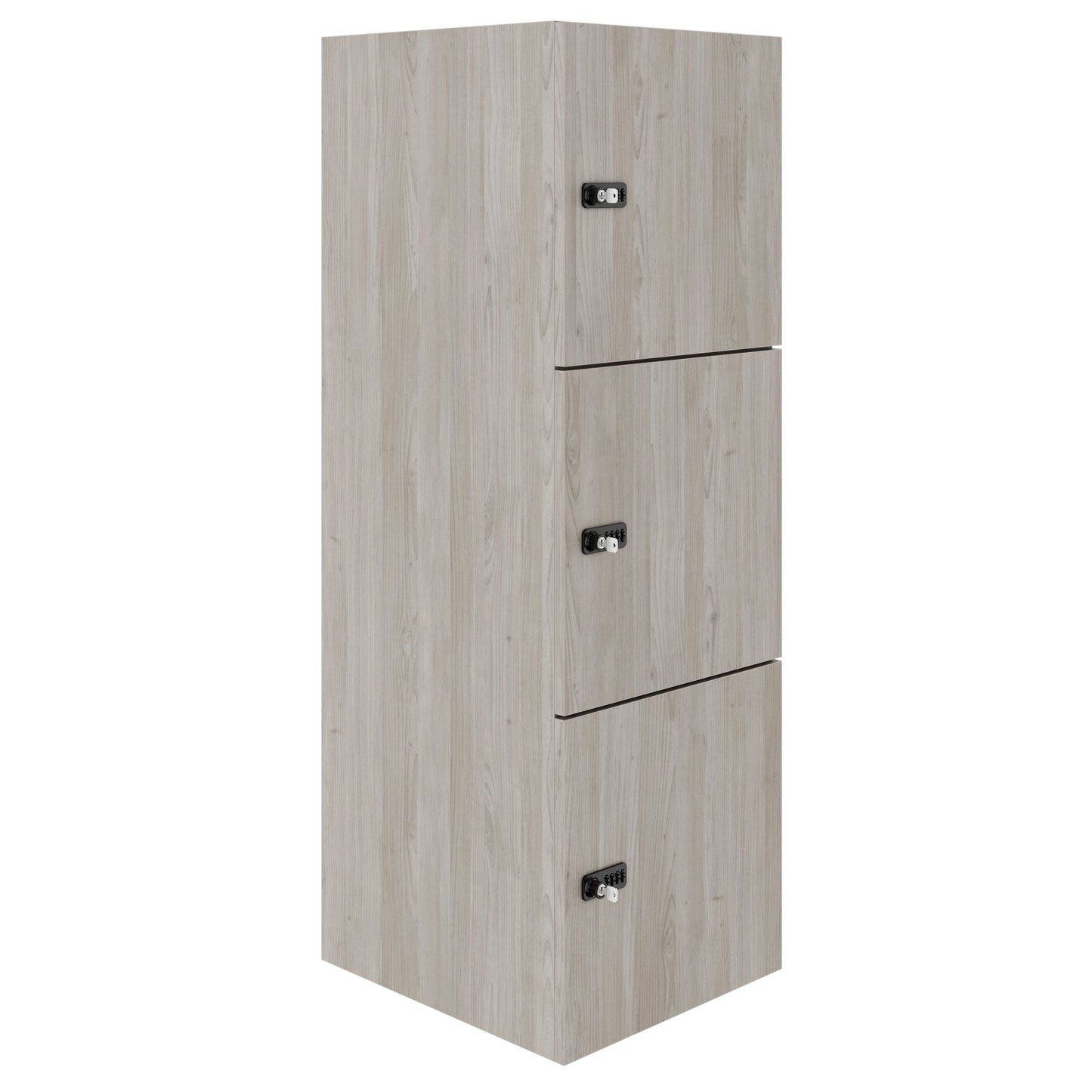 Armoire CHOICE | 450 x 1370 mm, 2 ou 3 casiers, chêne nord gris