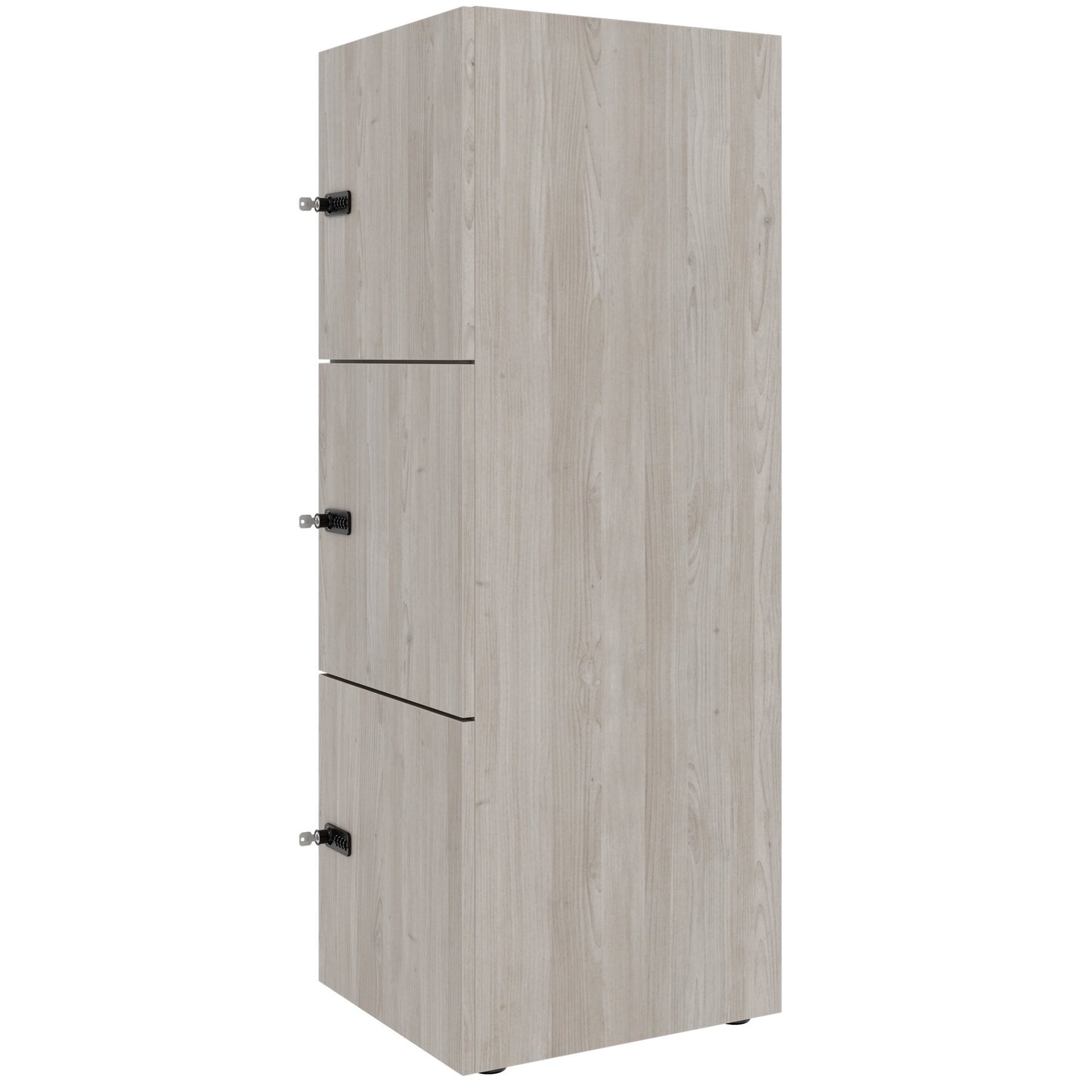 Armoire CHOICE | 450 x 1370 mm, 2 ou 3 casiers, chêne nord gris