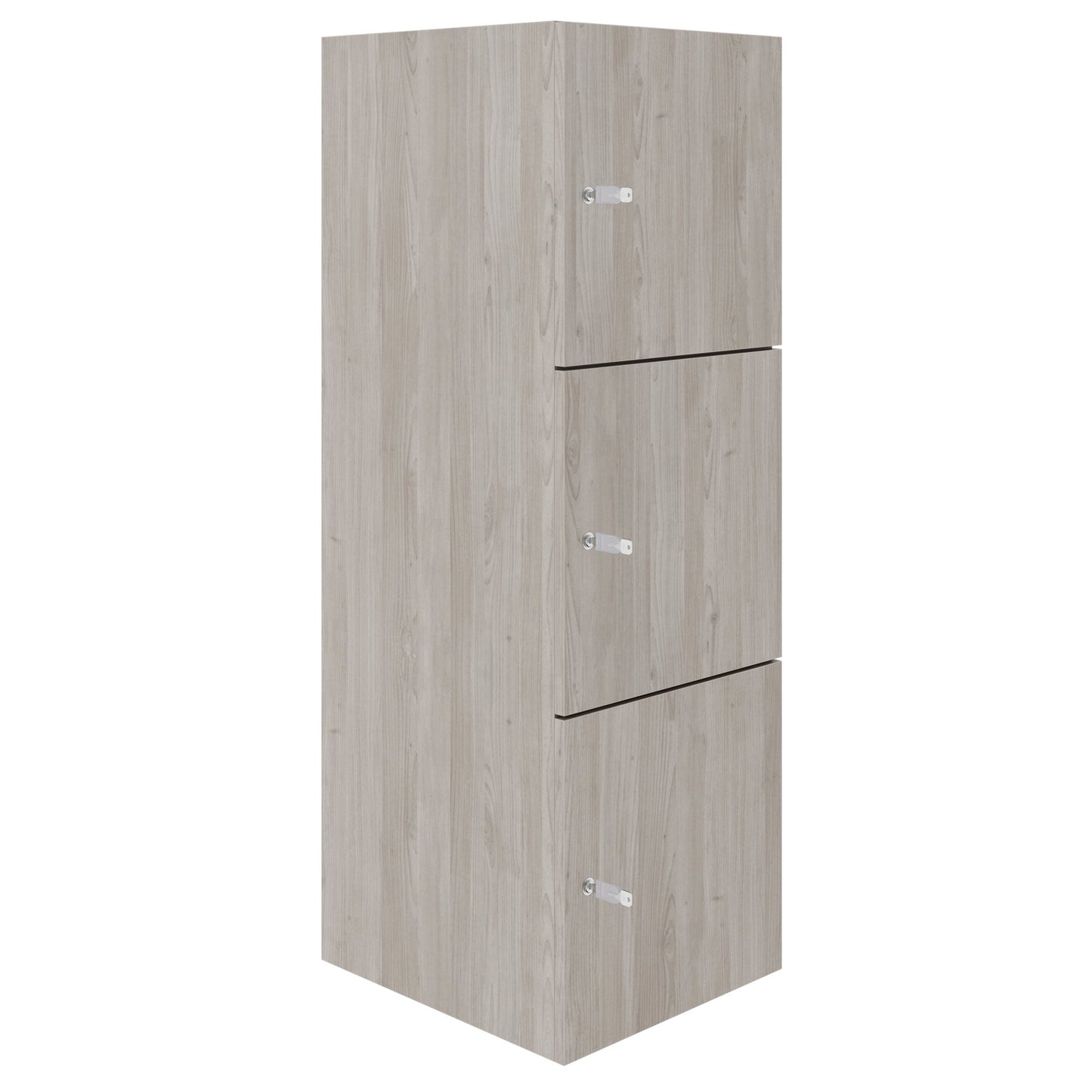 Armoire CHOICE | 450 x 1370 mm, 2 ou 3 casiers, chêne nord gris