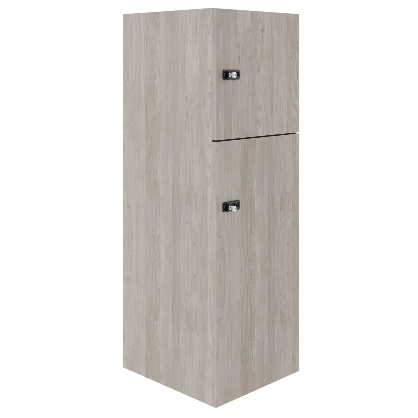 Armoire CHOICE | 450 x 1370 mm, 2 ou 3 casiers, chêne nord gris
