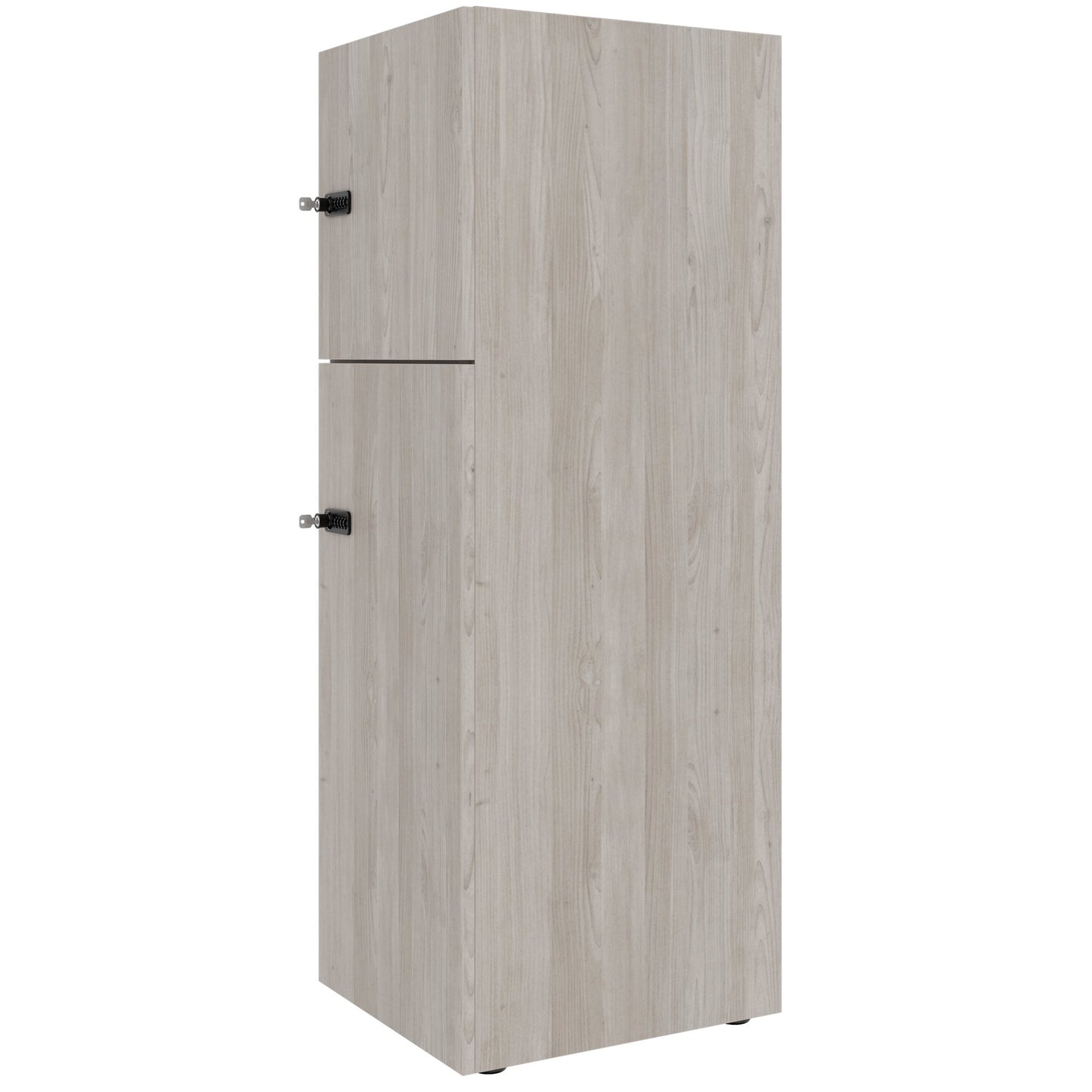 Armoire CHOICE | 450 x 1370 mm, 2 ou 3 casiers, chêne nord gris