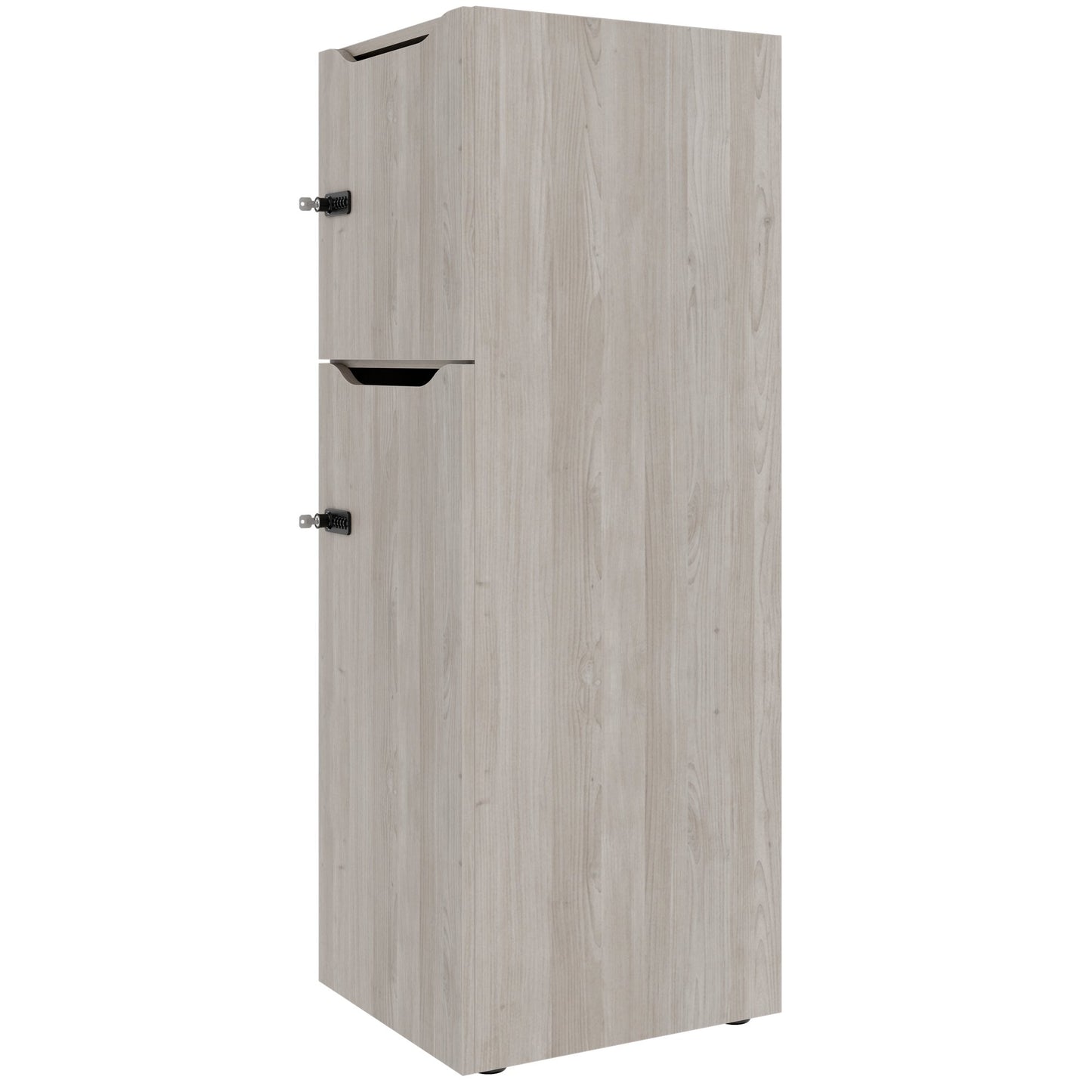 Armoire CHOICE | 450 x 1370 mm, 2 ou 3 casiers, chêne nord gris