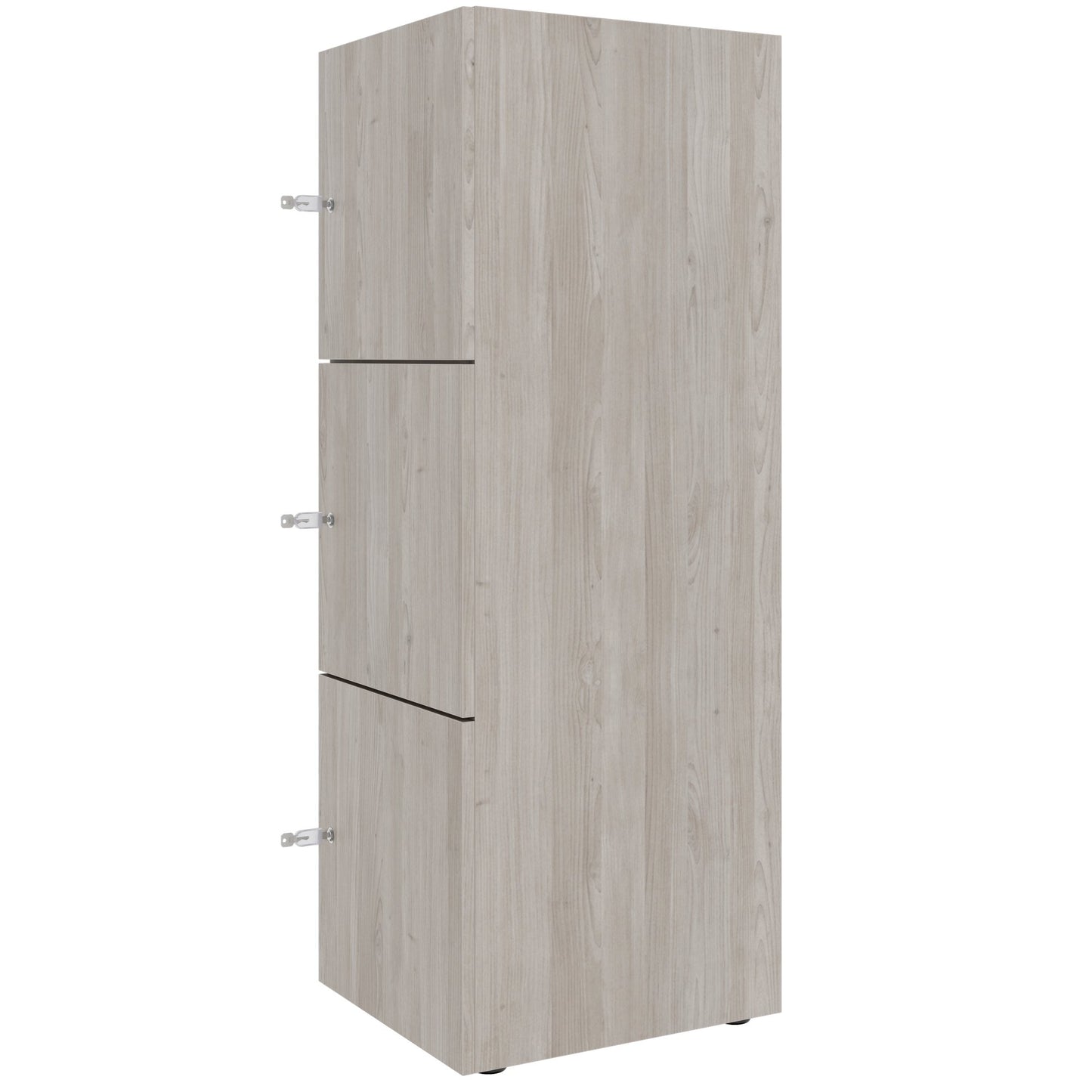 Armoire CHOICE | 450 x 1370 mm, 2 ou 3 casiers, chêne nord gris