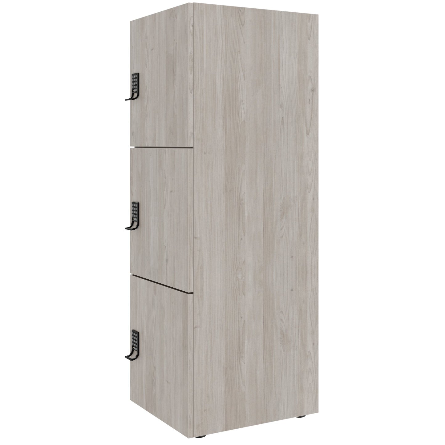 Armoire CHOICE | 450 x 1370 mm, 2 ou 3 casiers, chêne nord gris