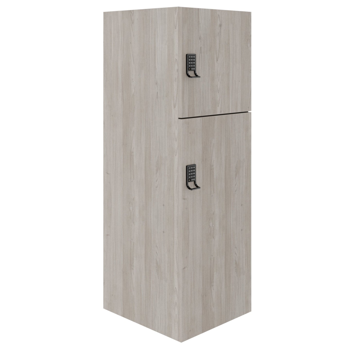 Armoire CHOICE | 450 x 1370 mm, 2 ou 3 casiers, chêne nord gris