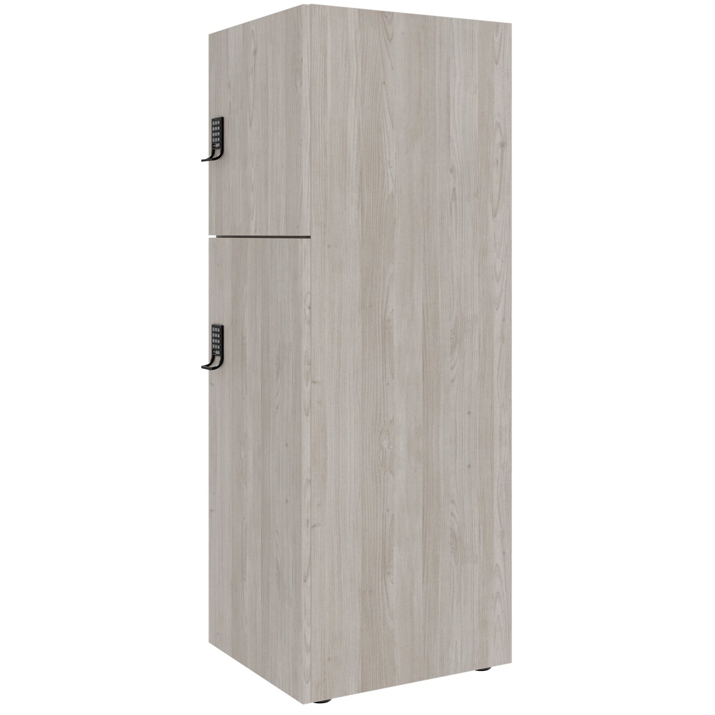 Armoire CHOICE | 450 x 1370 mm, 2 ou 3 casiers, chêne nord gris