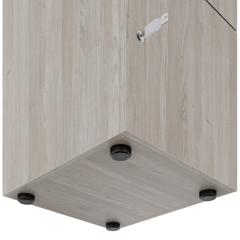 Armoire CHOICE | 450 x 1370 mm, 2 ou 3 casiers, chêne nord gris - 6 Main Image