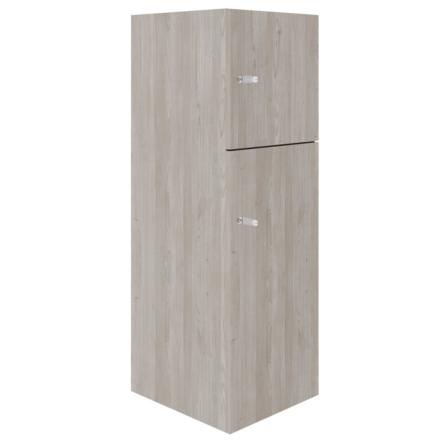Armoire CHOICE | 450 x 1370 mm, 2 ou 3 casiers, chêne nord gris