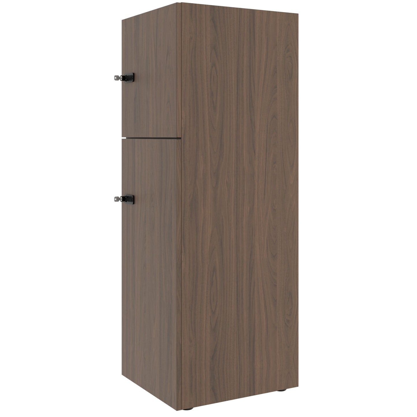 CHOICE Spind | 450 x 1370 mm, 2 oder 3 Schließfächer, Nussbaum