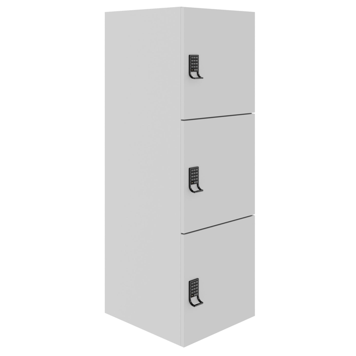 Armadietto CHOICE | 450 x 1370 mm, 2 o 3 scomparti, grigio perla