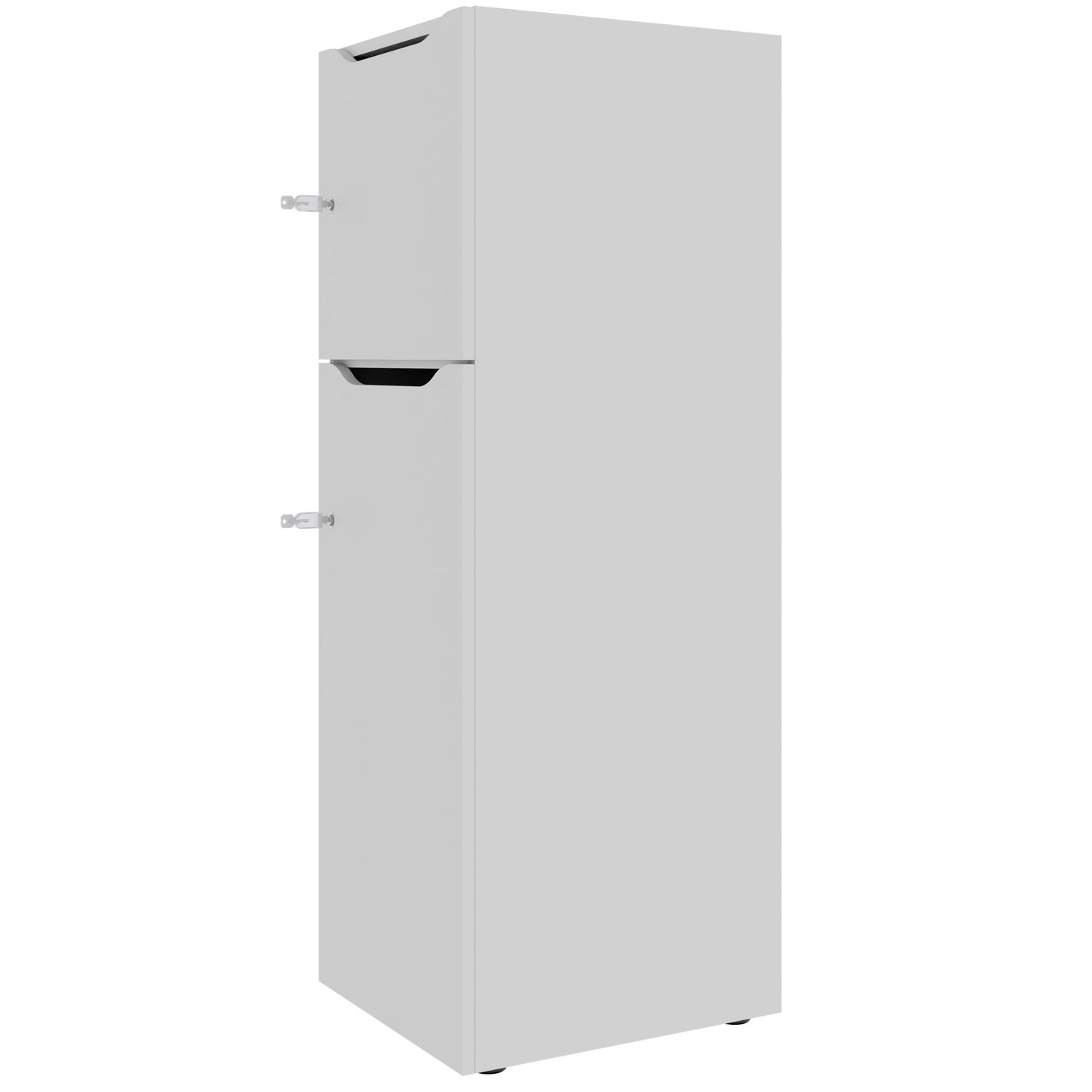 Armadietto CHOICE | 450 x 1370 mm, 2 o 3 scomparti, grigio perla