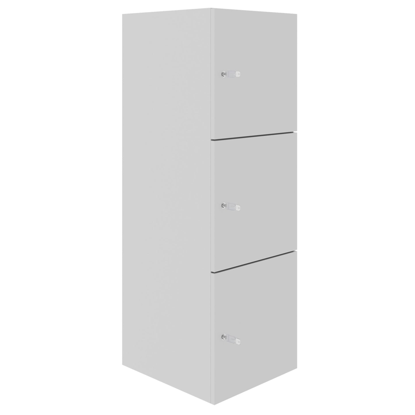 Armadietto CHOICE | 450 x 1370 mm, 2 o 3 scomparti, grigio perla