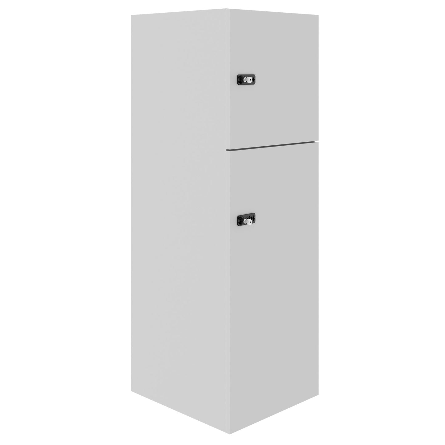 Armadietto CHOICE | 450 x 1370 mm, 2 o 3 scomparti, grigio perla