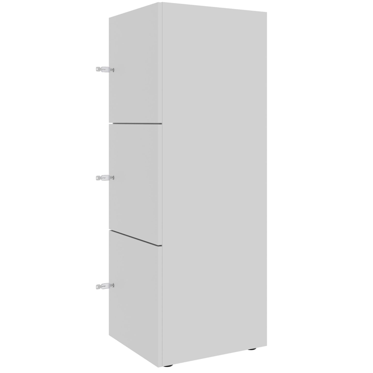 Armadietto CHOICE | 450 x 1370 mm, 2 o 3 scomparti, grigio perla