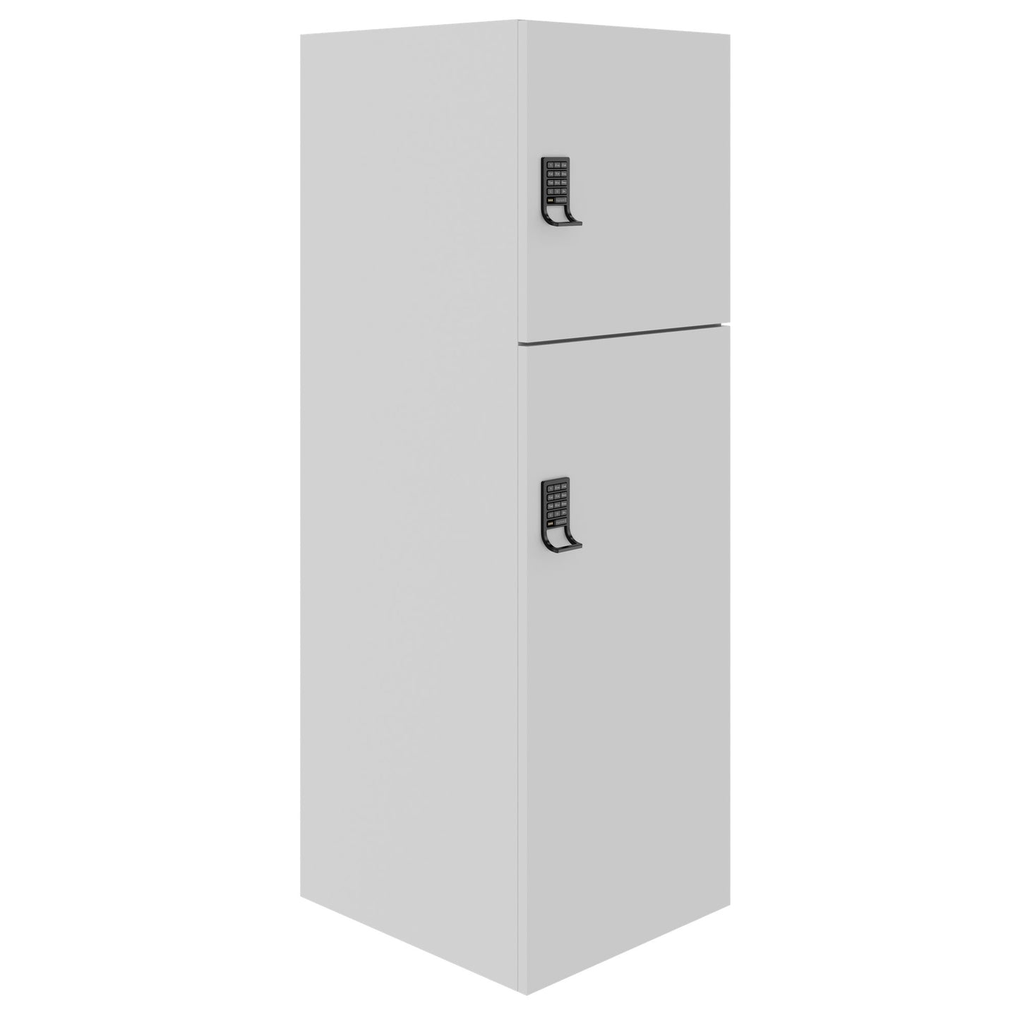 Armadietto CHOICE | 450 x 1370 mm, 2 o 3 scomparti, grigio perla