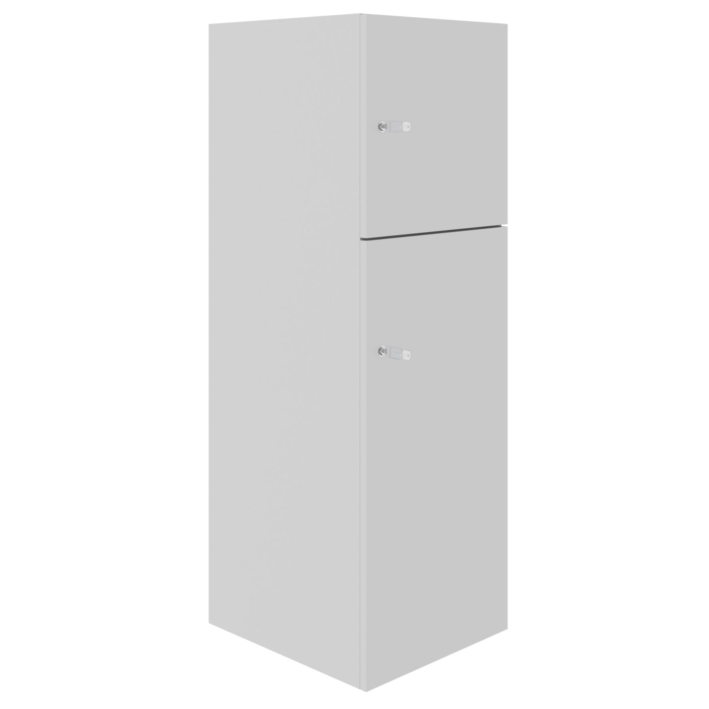 Armadietto CHOICE | 450 x 1370 mm, 2 o 3 scomparti, grigio perla