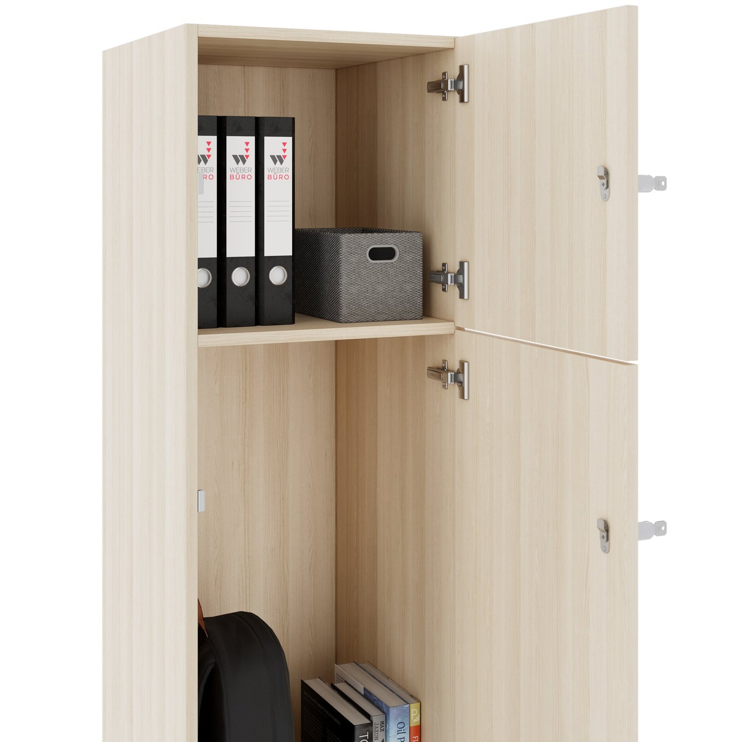 CHOICE Spind | 450 x 1370 mm, 2 oder 3 Schließfächer, Sandesche