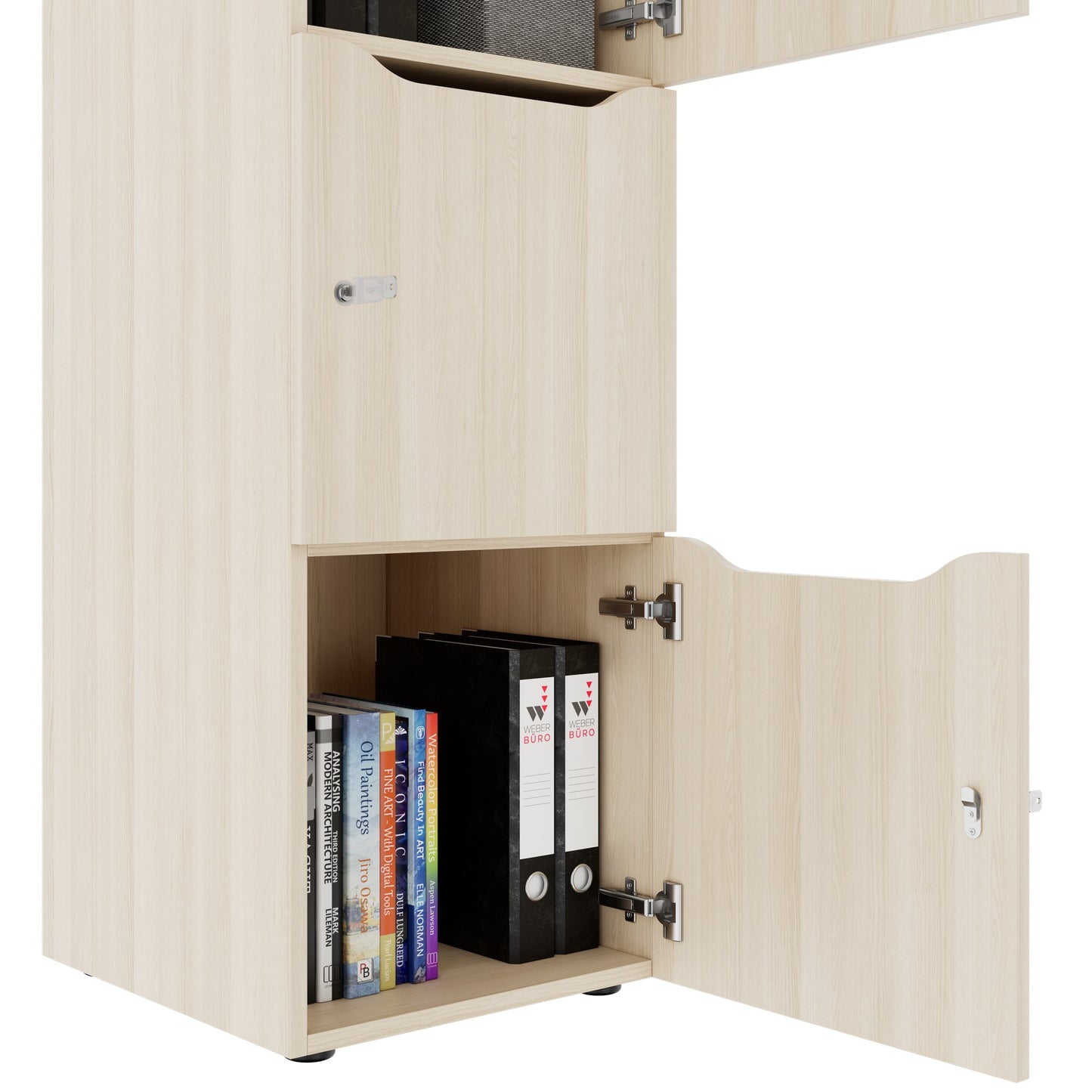 CHOICE Spind | 450 x 1370 mm, 2 oder 3 Schließfächer, Sandesche