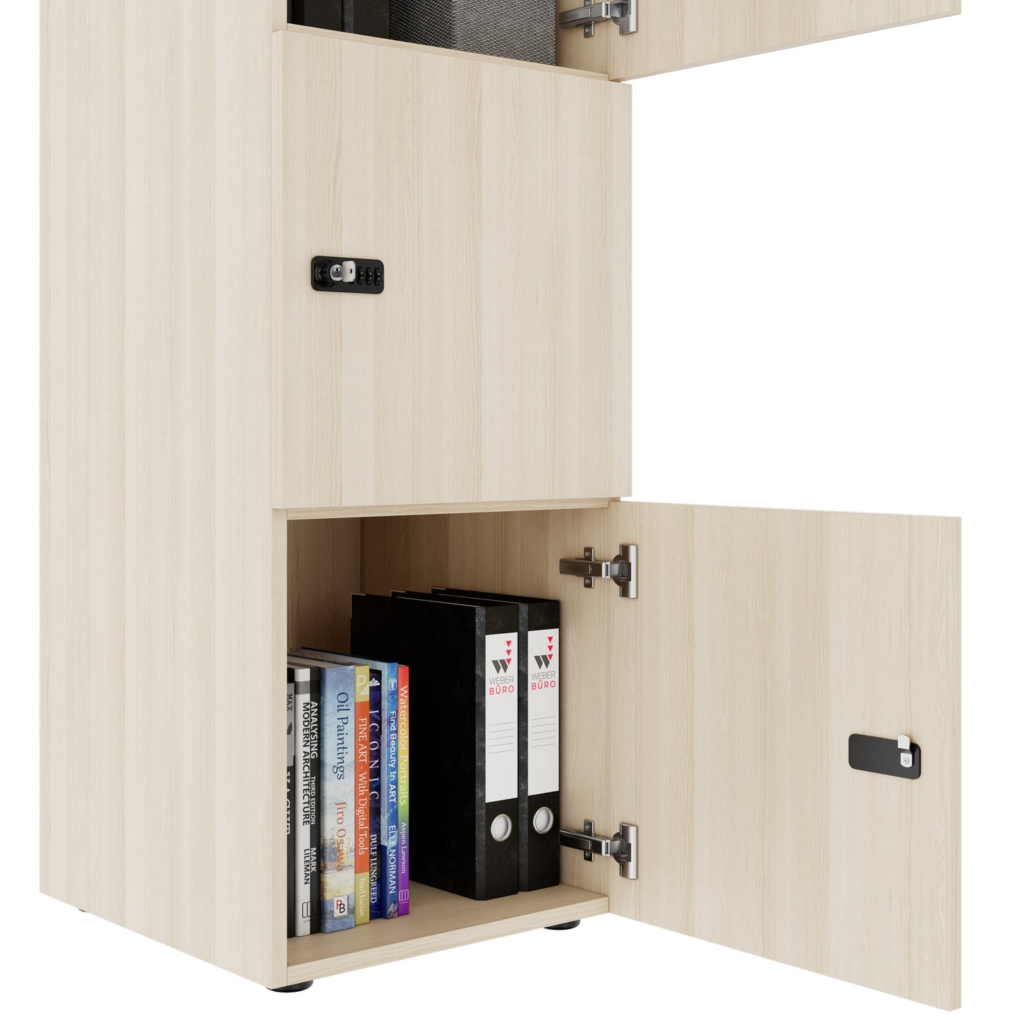 CHOICE Spind | 450 x 1370 mm, 2 oder 3 Schließfächer, Sandesche