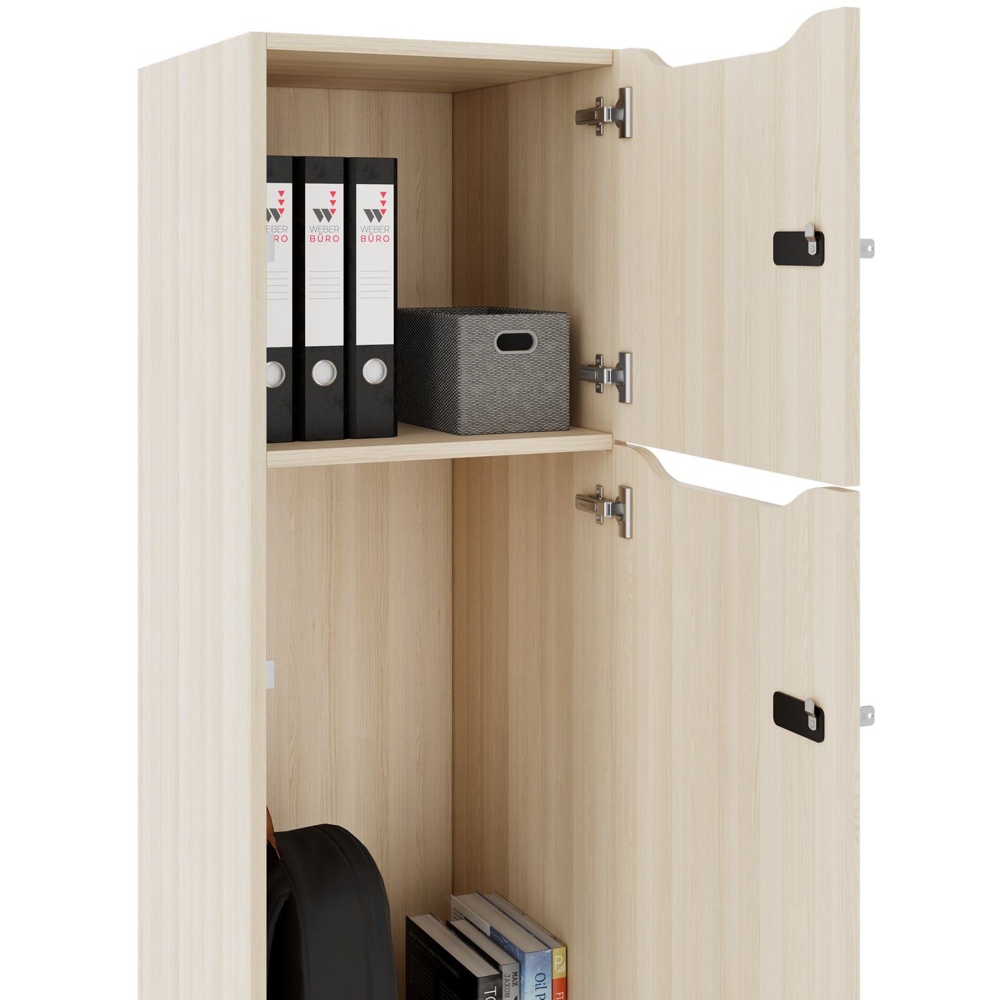 CHOICE Spind | 450 x 1370 mm, 2 oder 3 Schließfächer, Sandesche