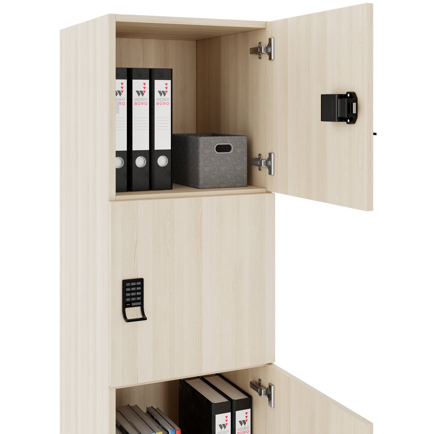 CHOICE Spind | 450 x 1370 mm, 2 oder 3 Schließfächer, Sandesche