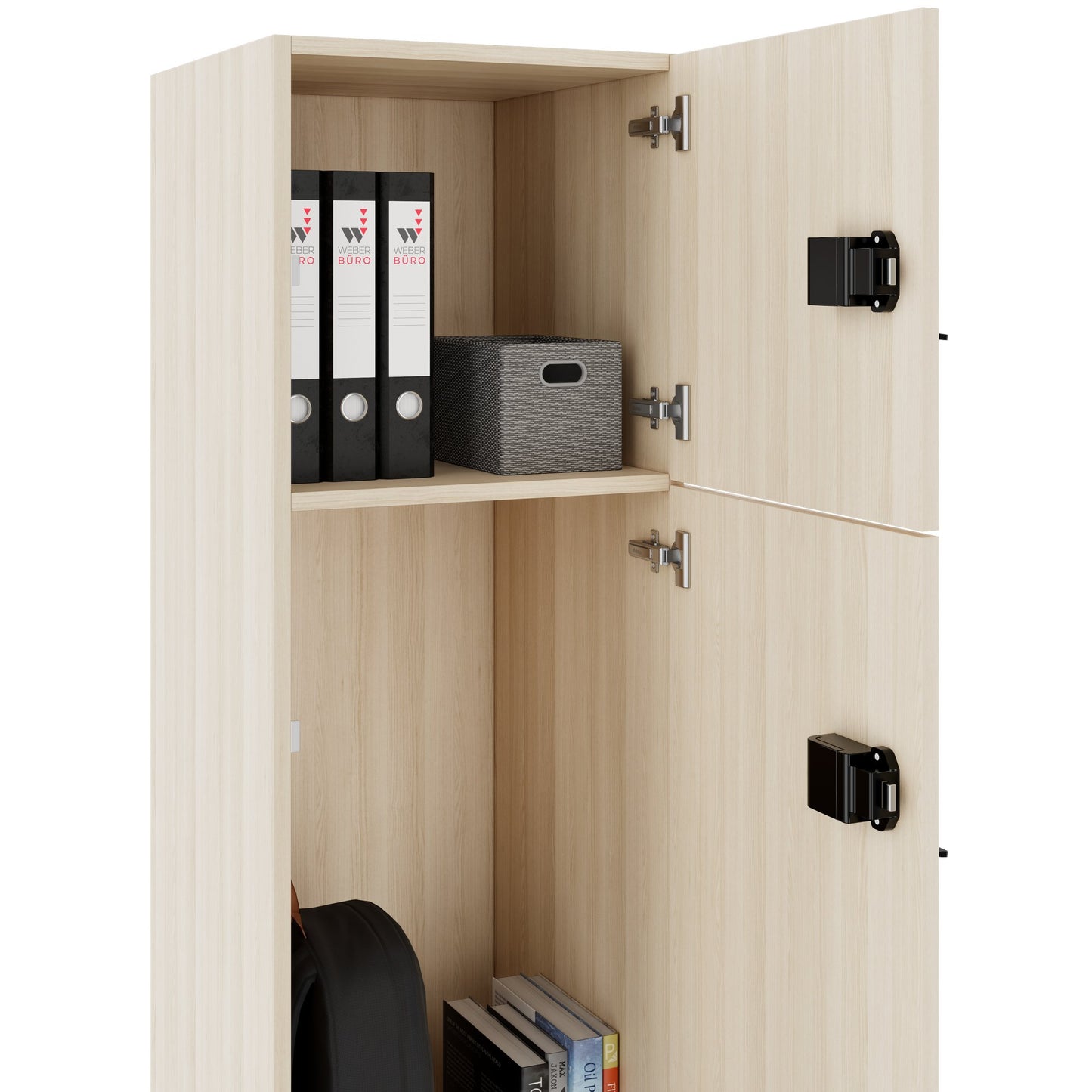 CHOICE Spind | 450 x 1370 mm, 2 oder 3 Schließfächer, Sandesche