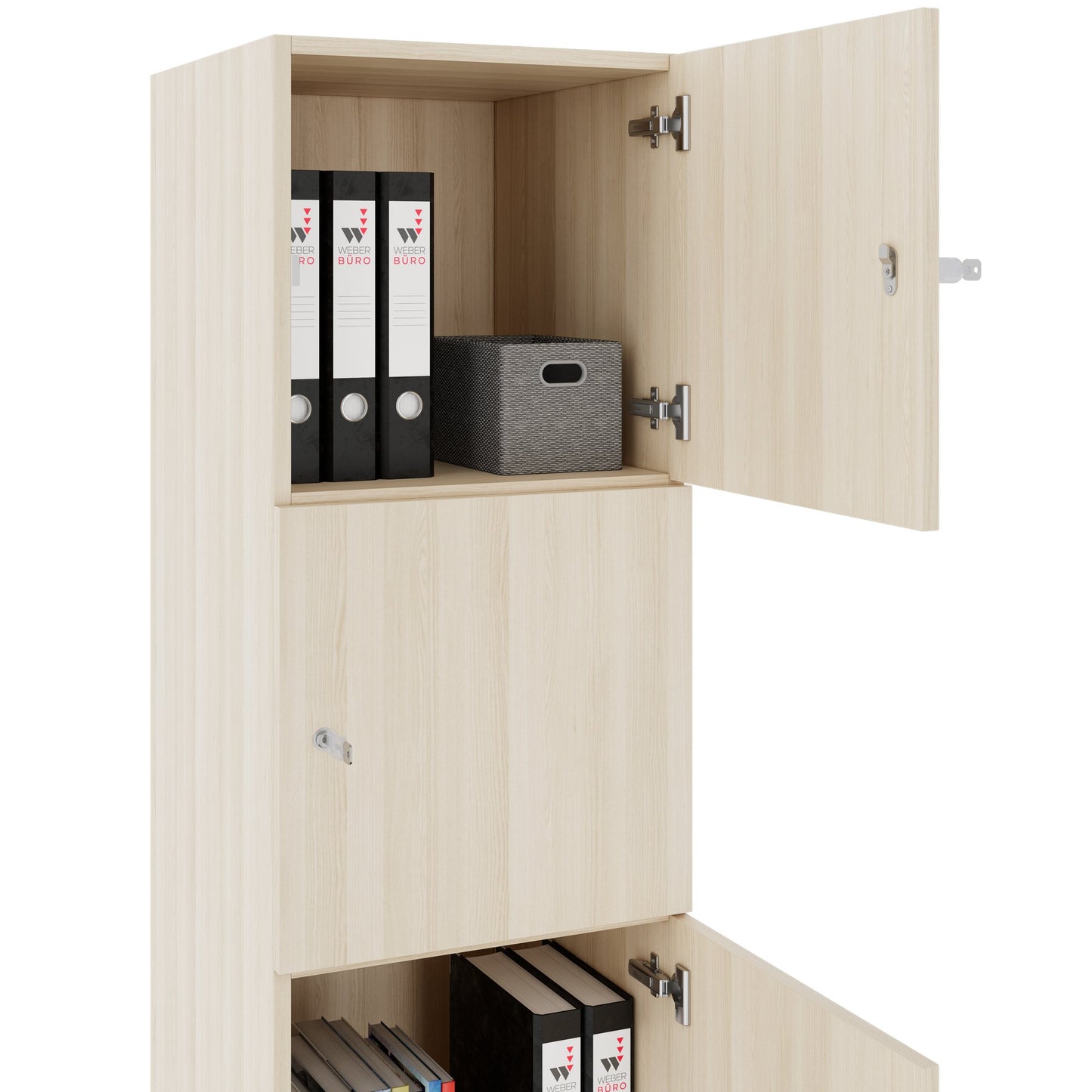 CHOICE Spind | 450 x 1370 mm, 2 oder 3 Schließfächer, Sandesche