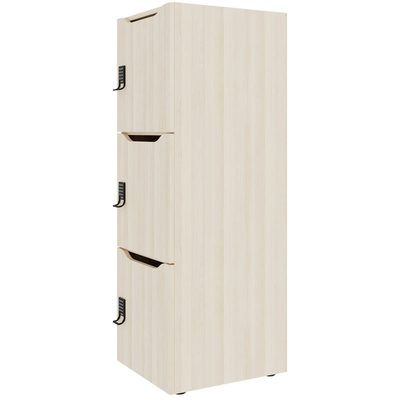 Armadietto CHOICE | 450 x 1370 mm, 2 o 3 scomparti, frassino sabbiato - 3 Main Image