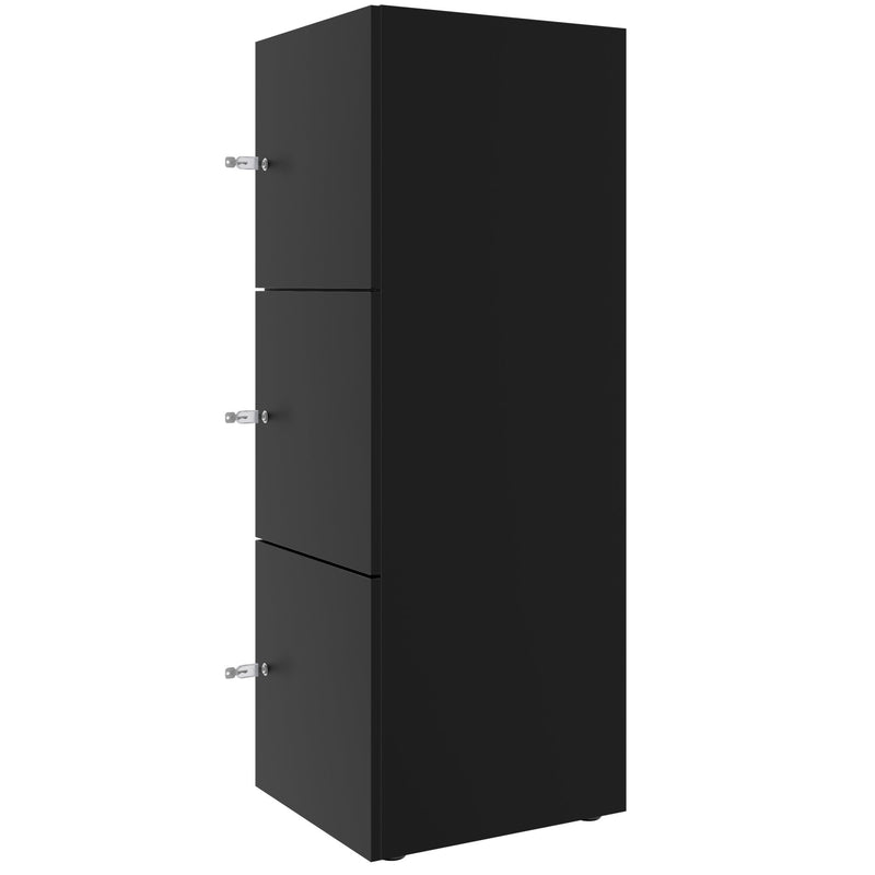 Armadietto CHOICE | 450 x 1370 mm, 2 o 3 scomparti, nero - 3 Main Image