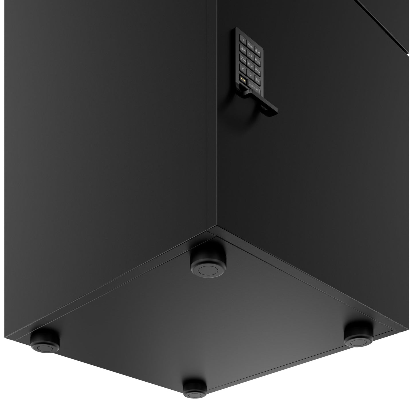 CHOICE Spind | 450 x 1370 mm, 2 oder 3 Schließfächer, Schwarz