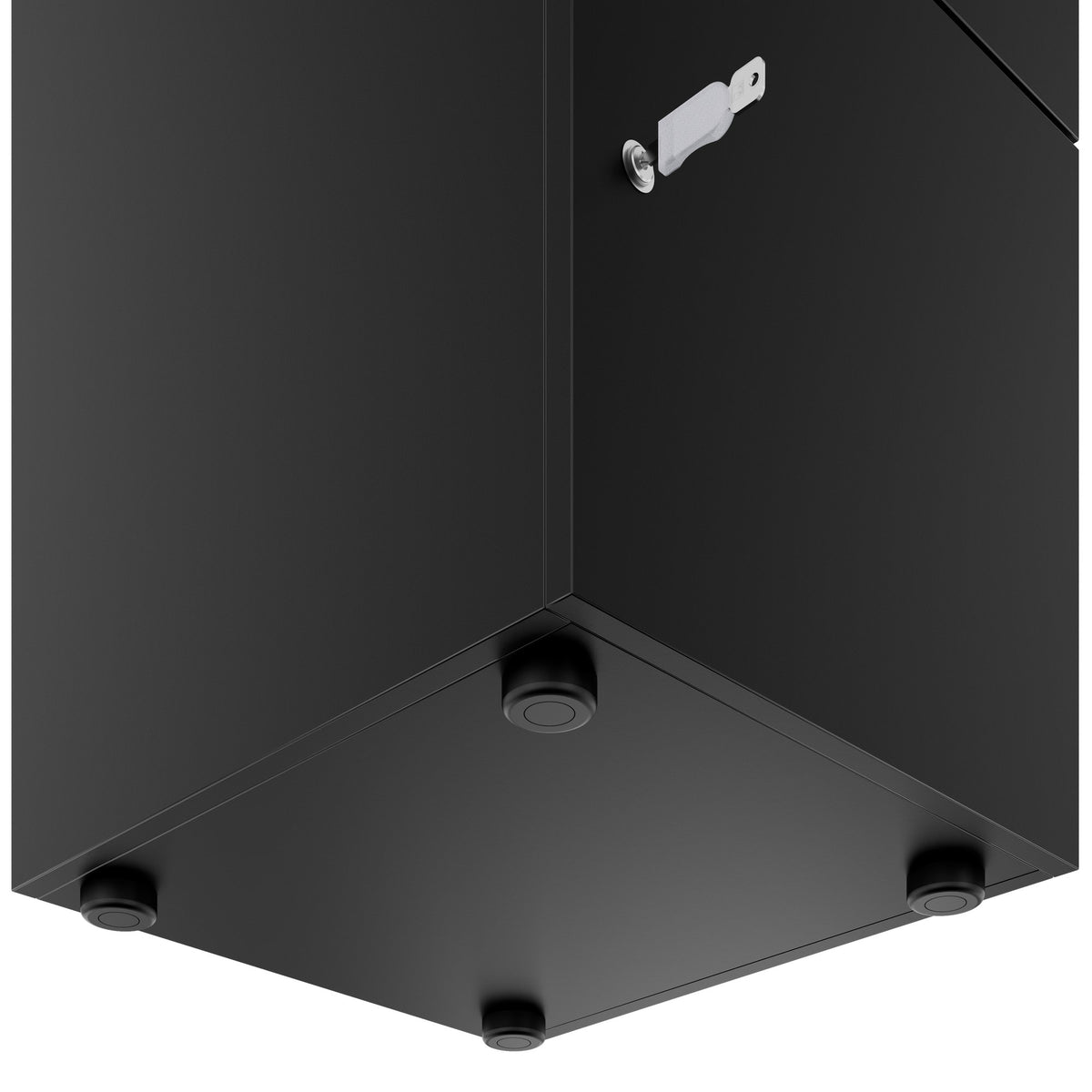 Armadietto CHOICE | 450 x 1370 mm, 2 o 3 scomparti, nero - 6 Lightbox Main Image