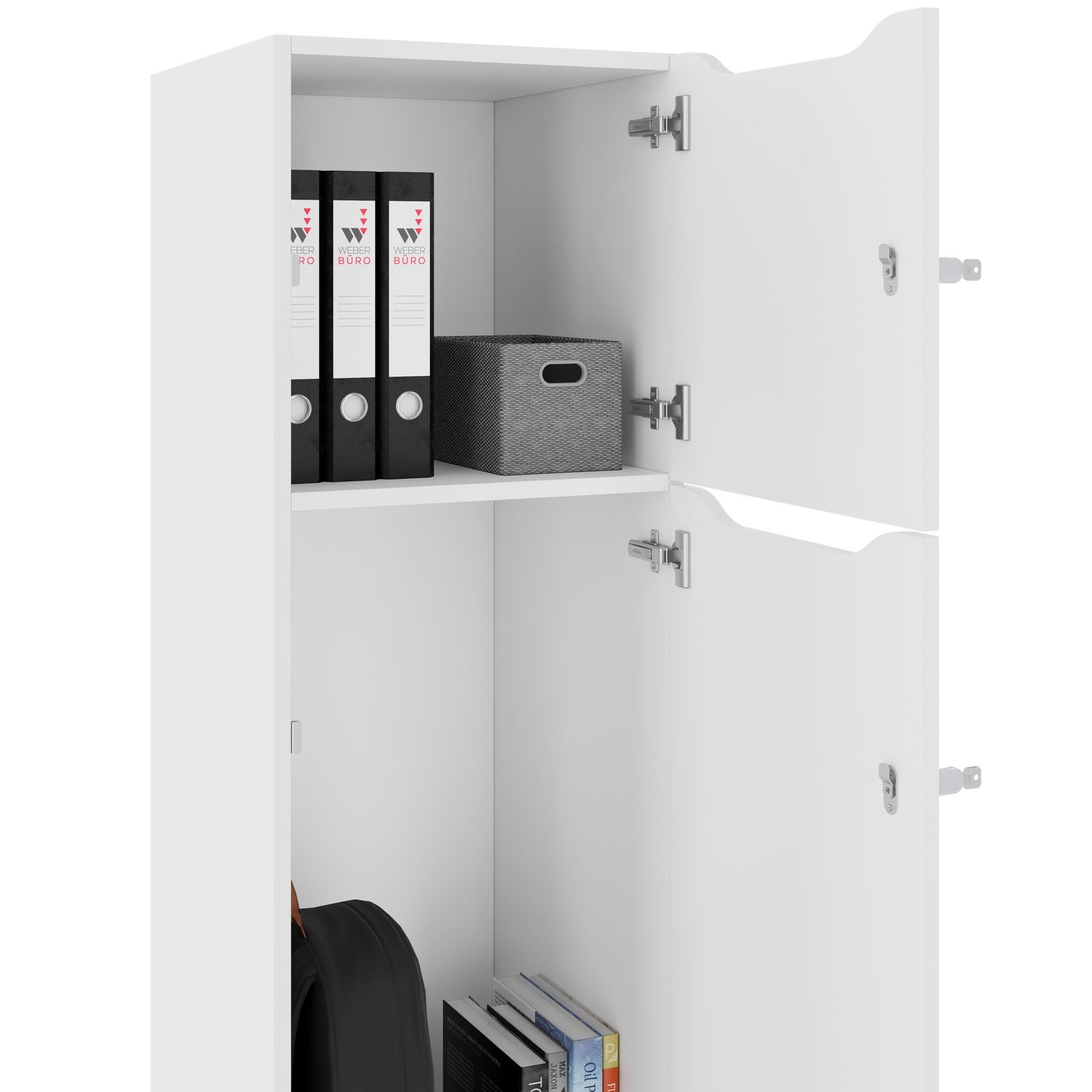 CHOICE Locker | 450 x 1370 mm, 2 or 3 lockers, white