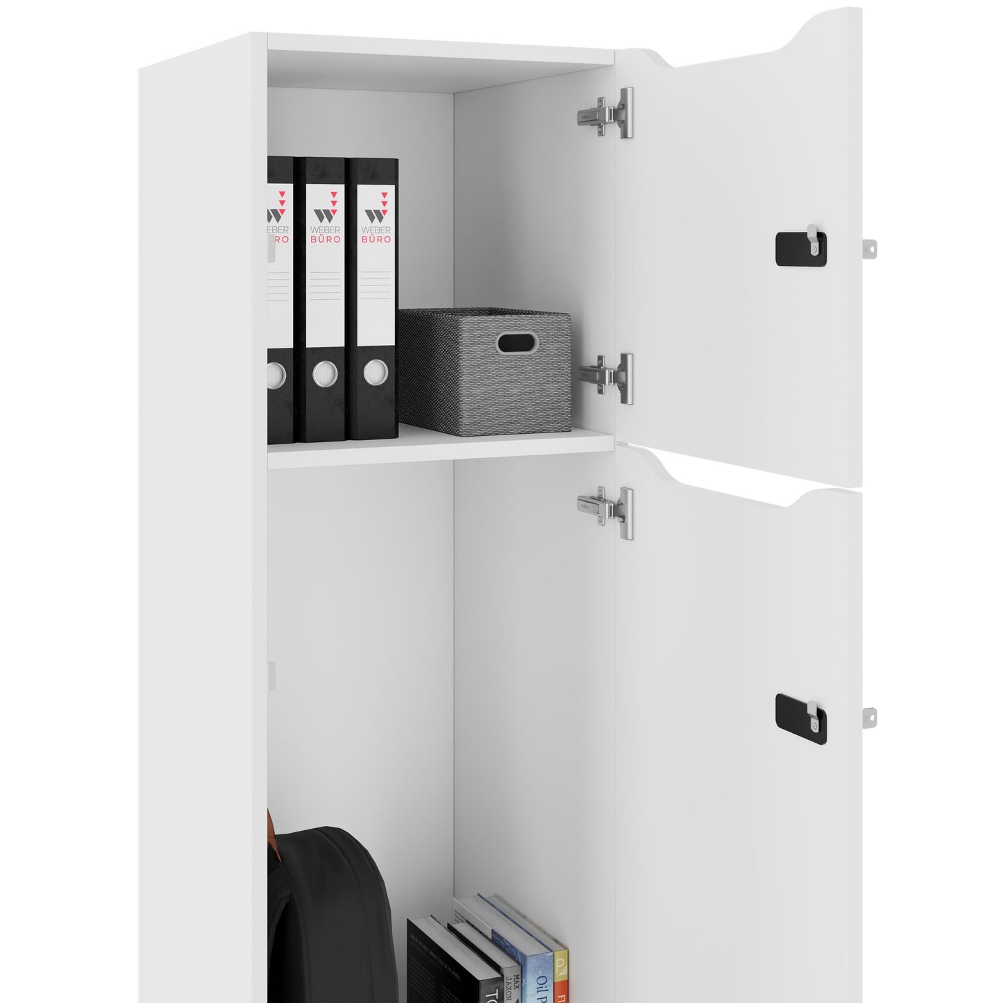 CHOICE Locker | 450 x 1370 mm, 2 or 3 lockers, white