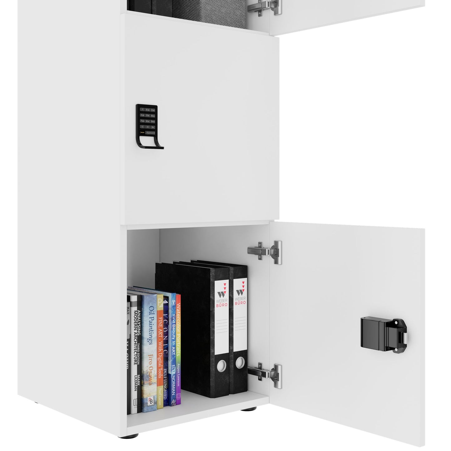 CHOICE Locker | 450 x 1370 mm, 2 or 3 lockers, white