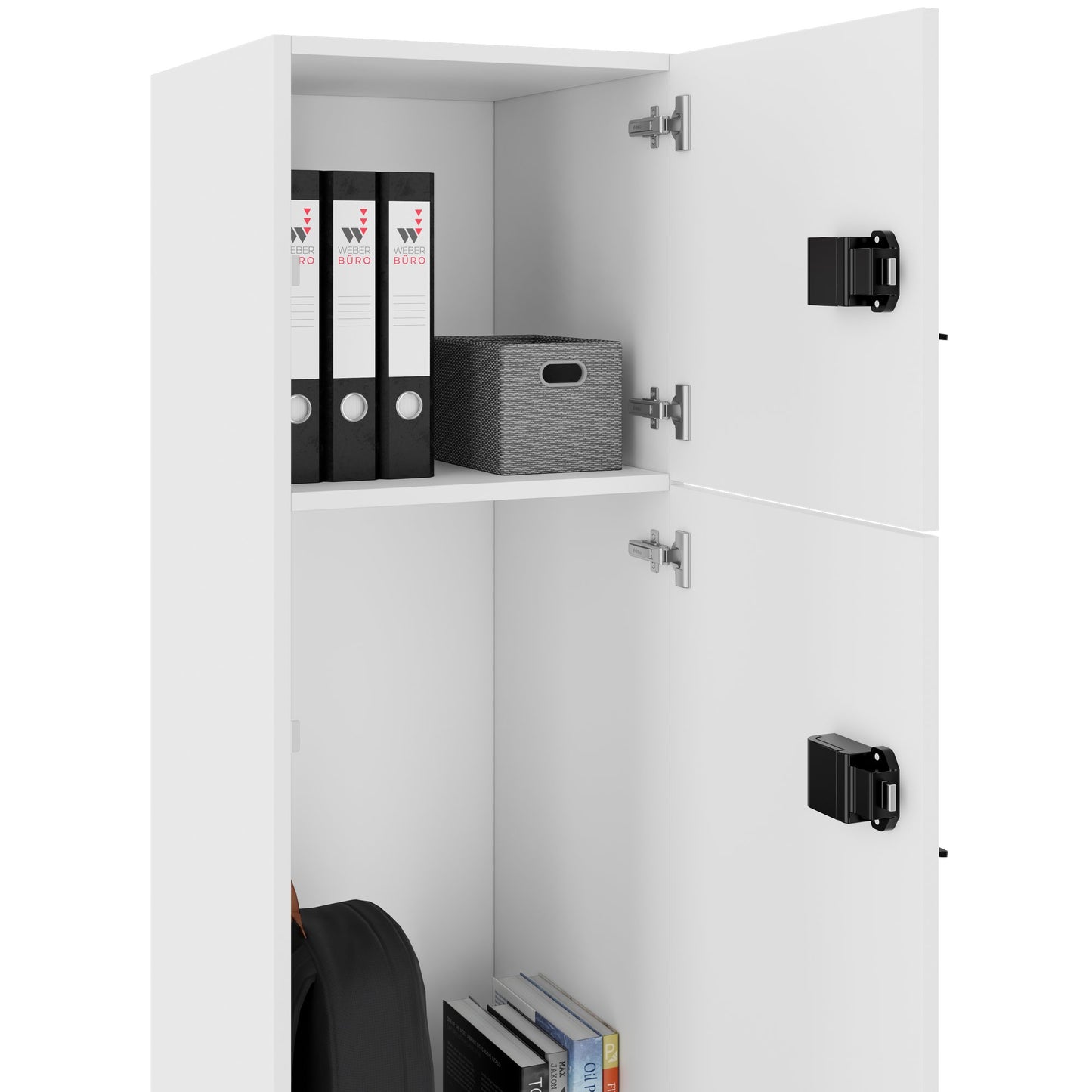 CHOICE Locker | 450 x 1370 mm, 2 or 3 lockers, white