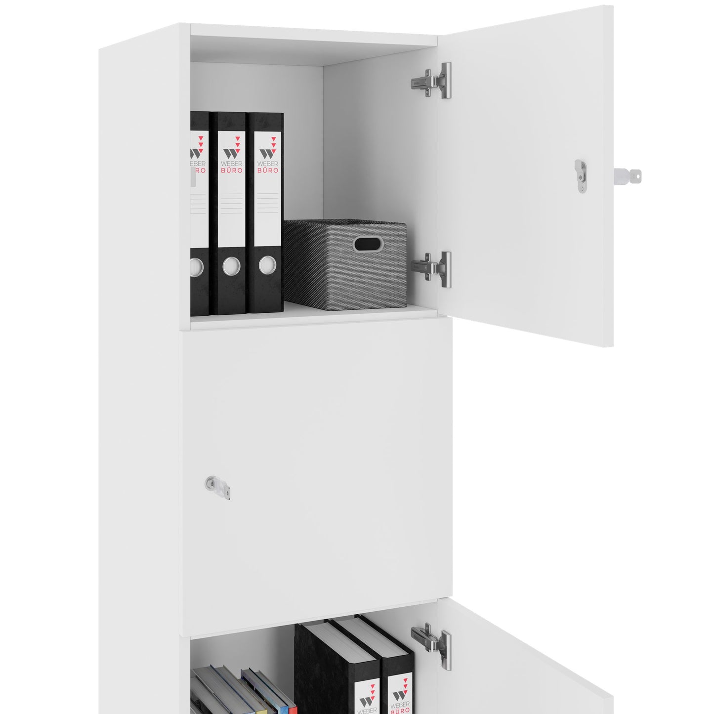 CHOICE Locker | 450 x 1370 mm, 2 or 3 lockers, white