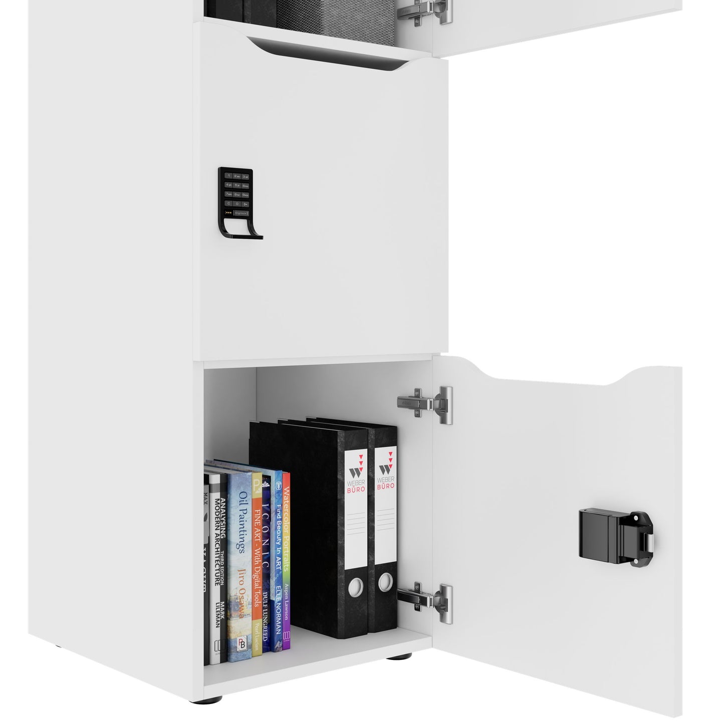 CHOICE Locker | 450 x 1370 mm, 2 or 3 lockers, white