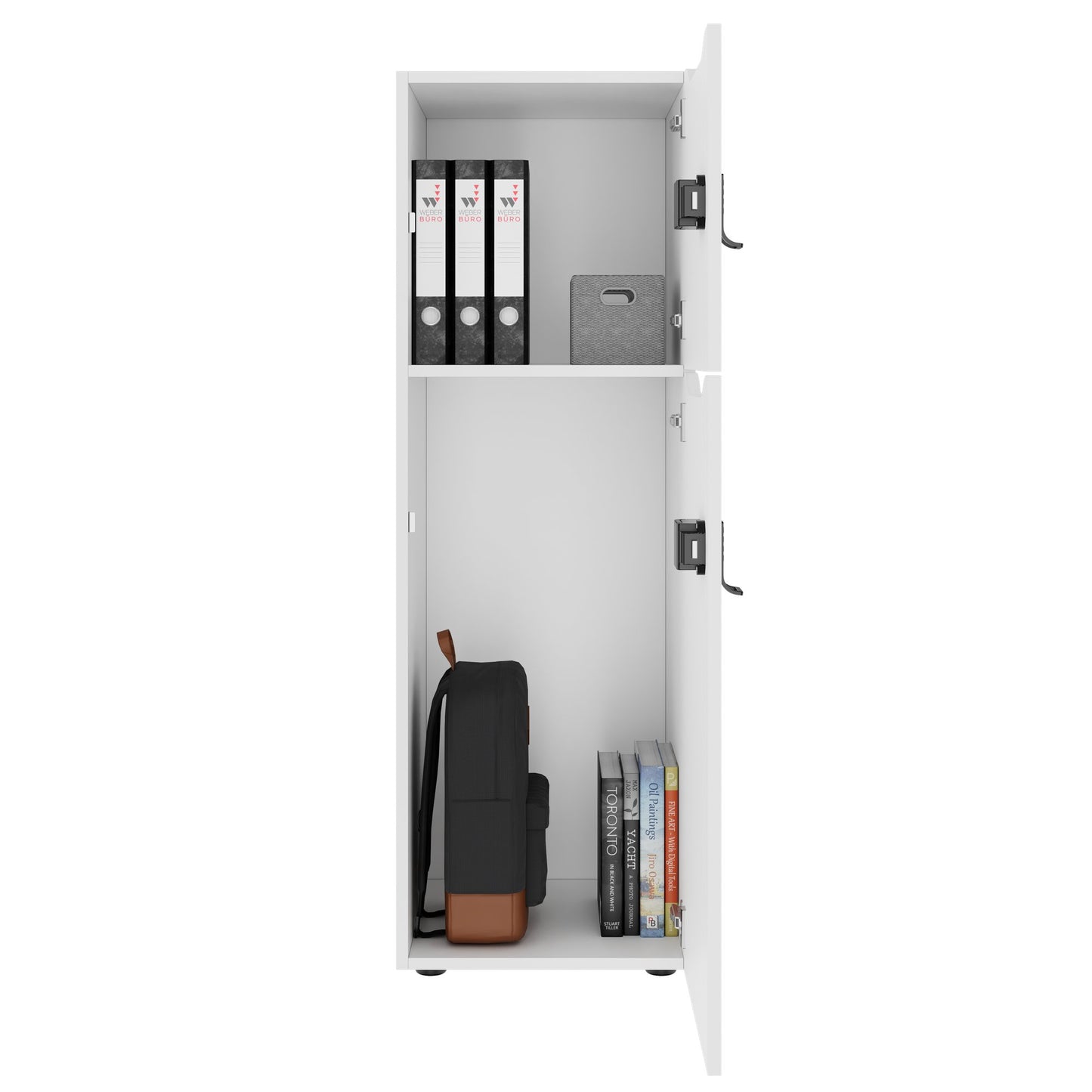 CHOICE Locker | 450 x 1370 mm, 2 or 3 lockers, white