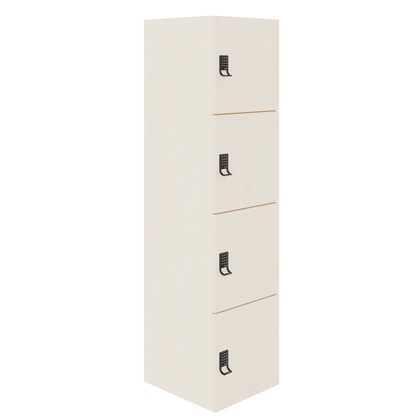 CHOICE Spind | 450 x 1820 mm, 2 große oder 4 kleine Schließfächer, Ahorn