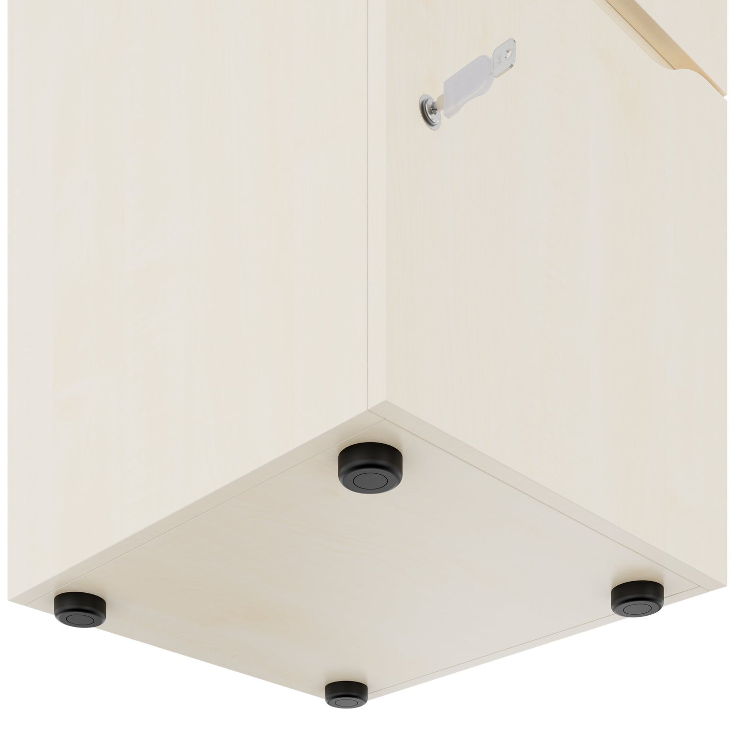 CHOICE Spind | 450 x 1820 mm, 2 große oder 4 kleine Schließfächer, Ahorn