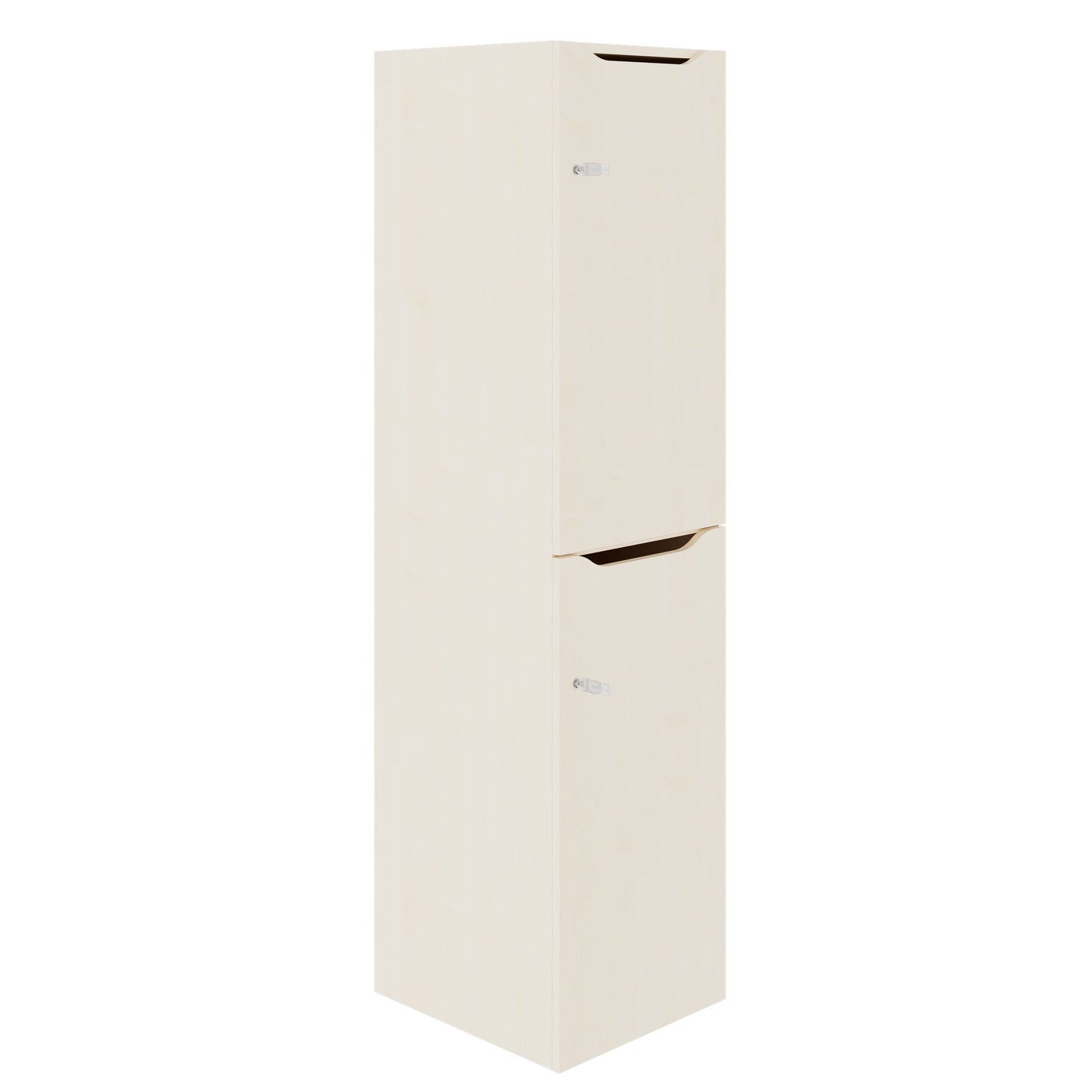 CHOICE Spind | 450 x 1820 mm, 2 große oder 4 kleine Schließfächer, Ahorn