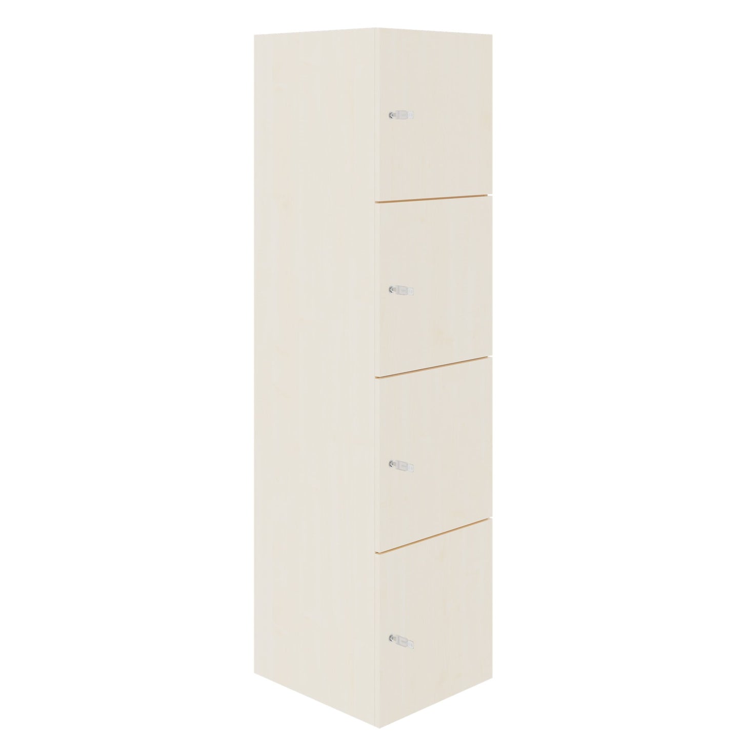 CHOICE Spind | 450 x 1820 mm, 2 große oder 4 kleine Schließfächer, Ahorn