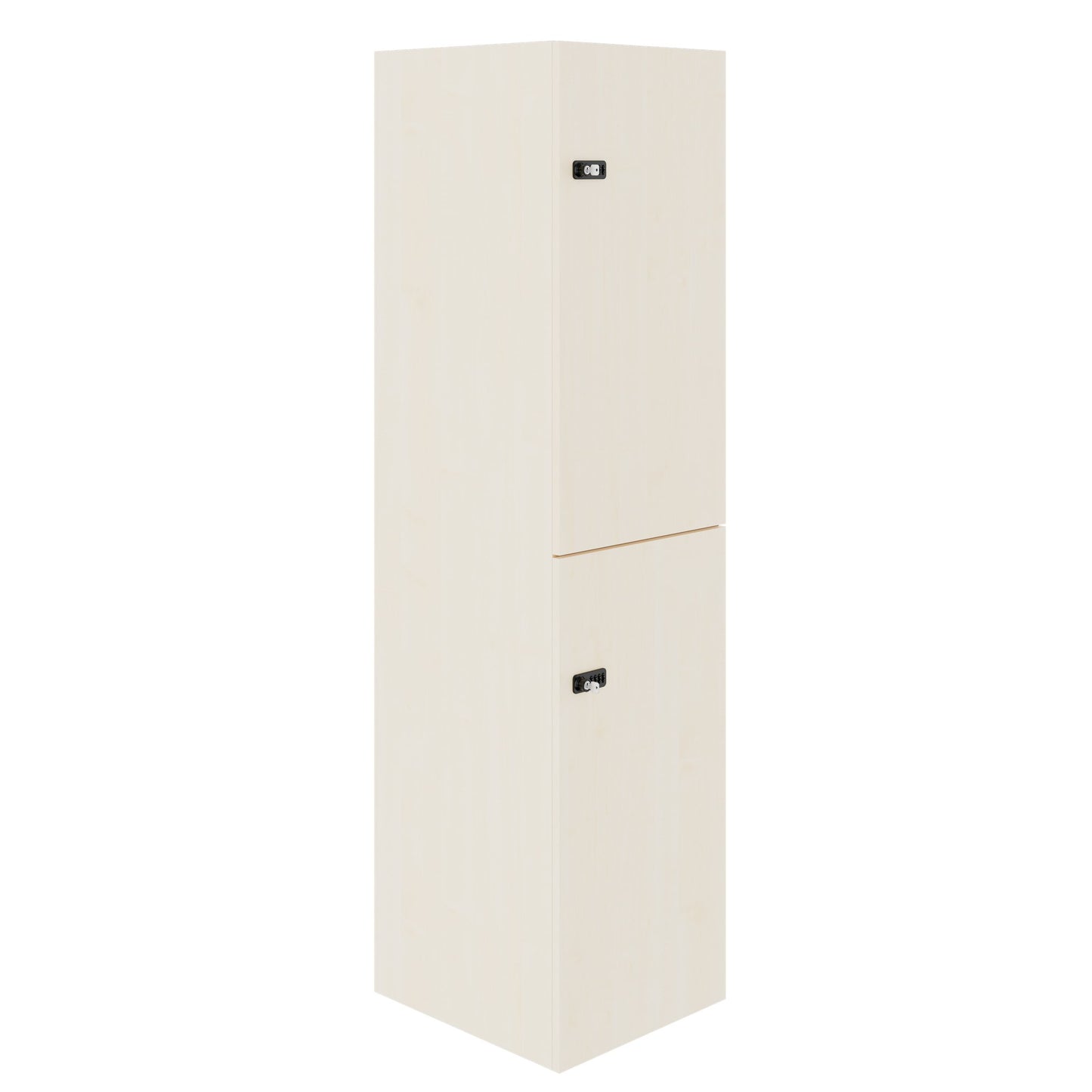 CHOICE Spind | 450 x 1820 mm, 2 große oder 4 kleine Schließfächer, Ahorn