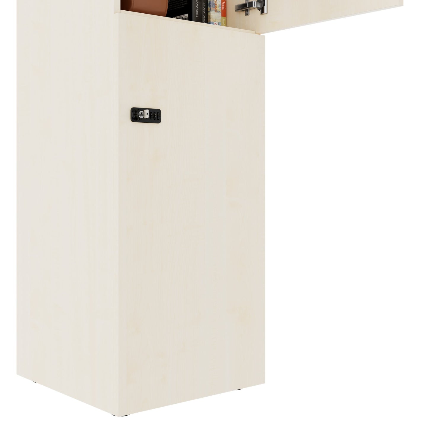 CHOICE Spind | 450 x 1820 mm, 2 große oder 4 kleine Schließfächer, Ahorn