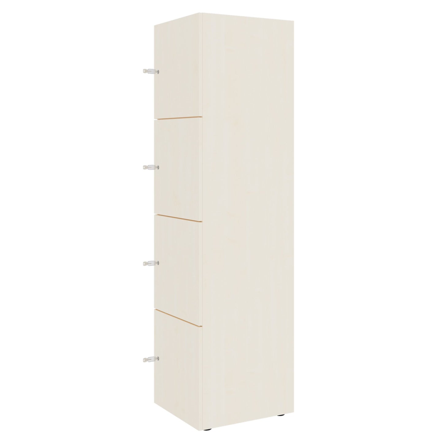 CHOICE Spind | 450 x 1820 mm, 2 große oder 4 kleine Schließfächer, Ahorn