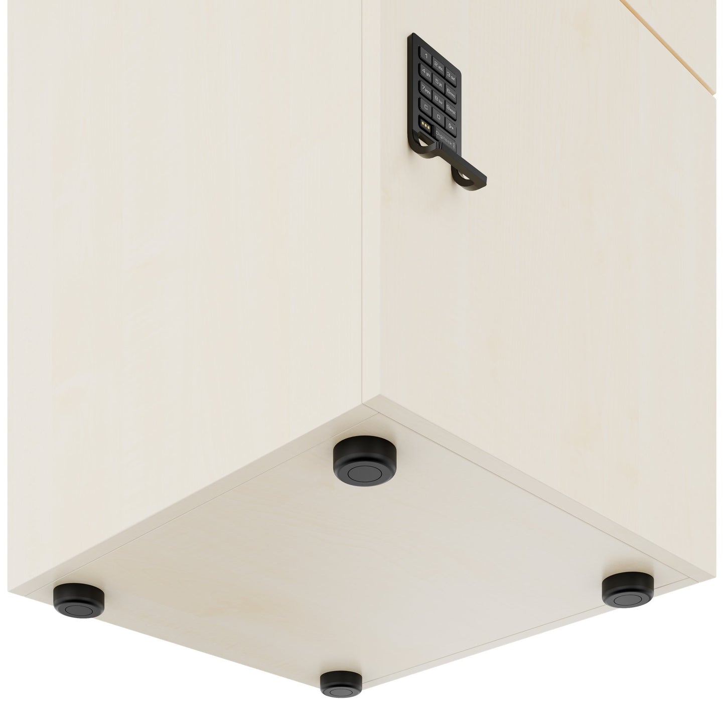 CHOICE Spind | 450 x 1820 mm, 2 große oder 4 kleine Schließfächer, Ahorn