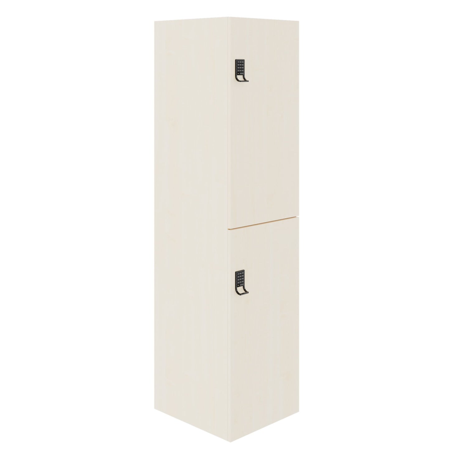 CHOICE Spind | 450 x 1820 mm, 2 große oder 4 kleine Schließfächer, Ahorn