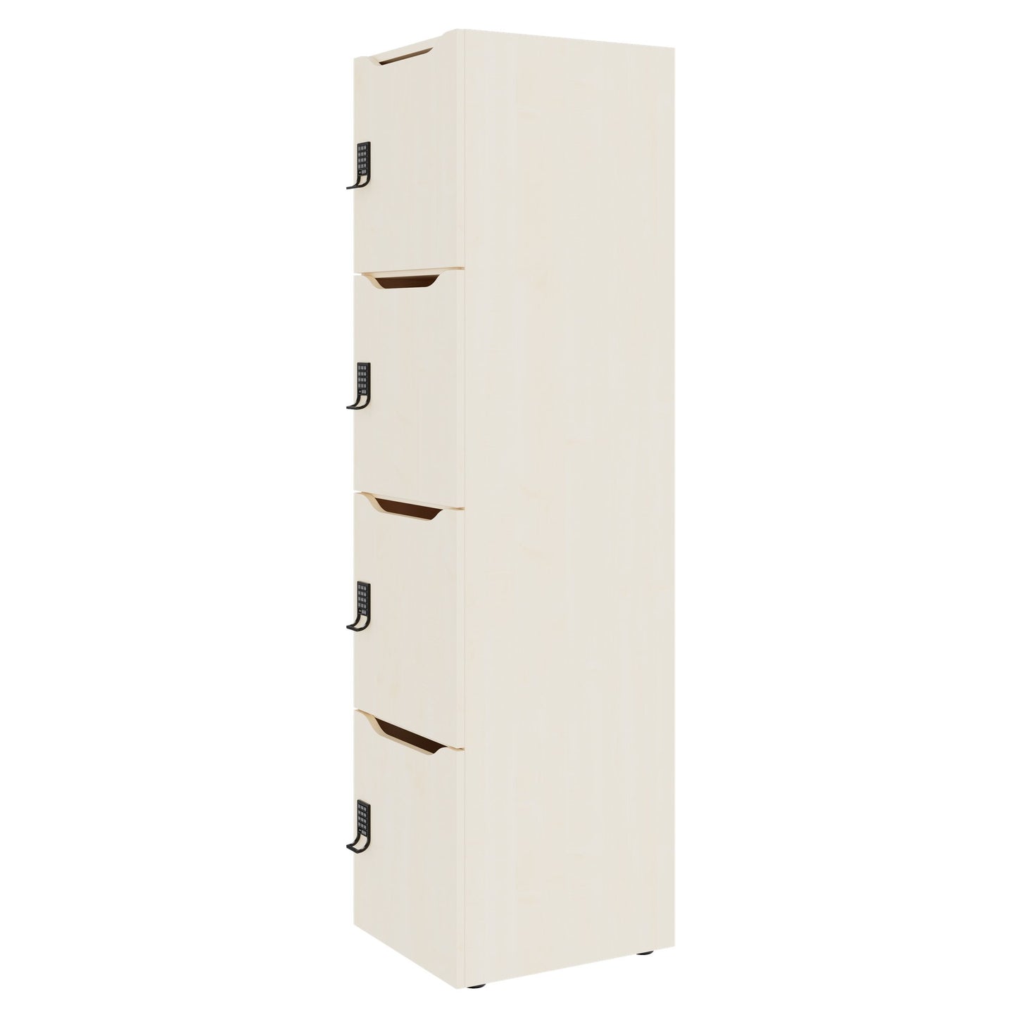 CHOICE Spind | 450 x 1820 mm, 2 große oder 4 kleine Schließfächer, Ahorn